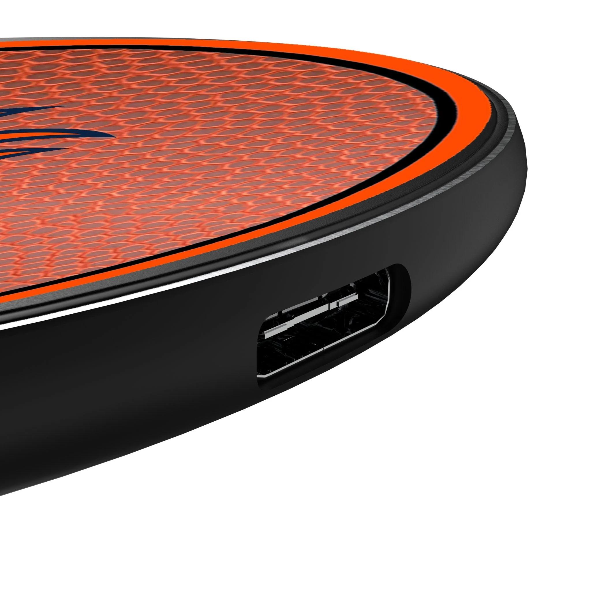 Denver Broncos Football 15-Watt Wireless Charger - Image 3