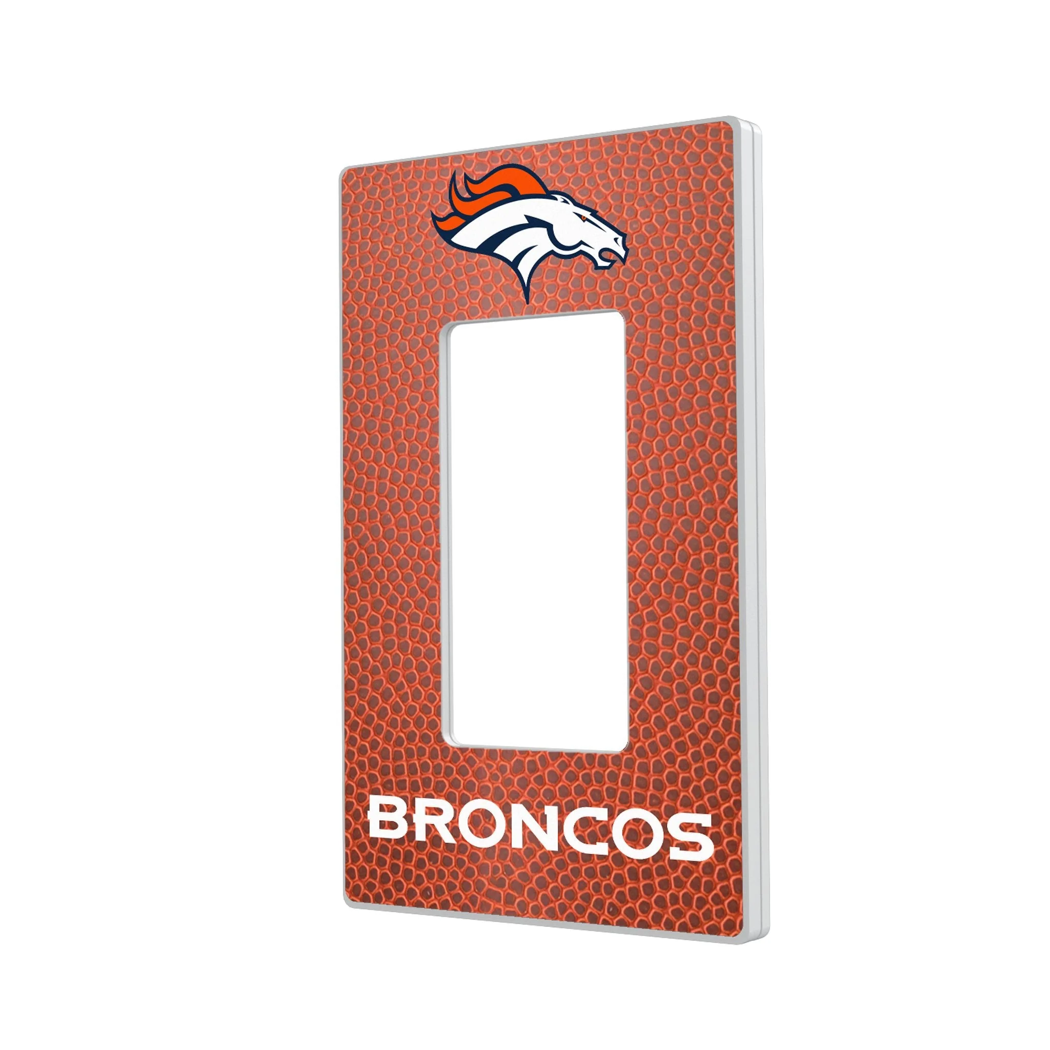 Denver Broncos Football Hidden-Screw Light Switch Plate - Image 2