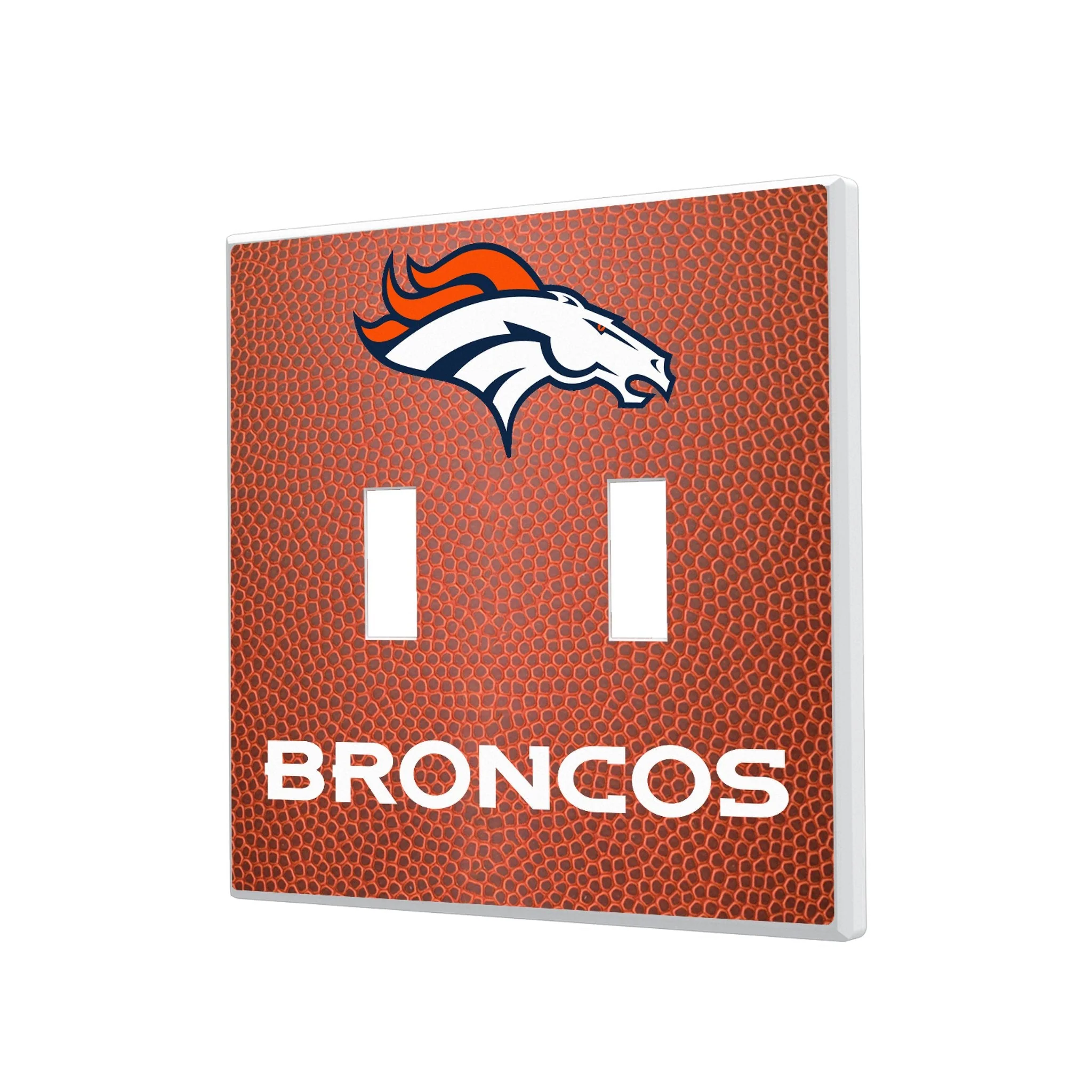 Denver Broncos Football Hidden-Screw Light Switch Plate - Image 3