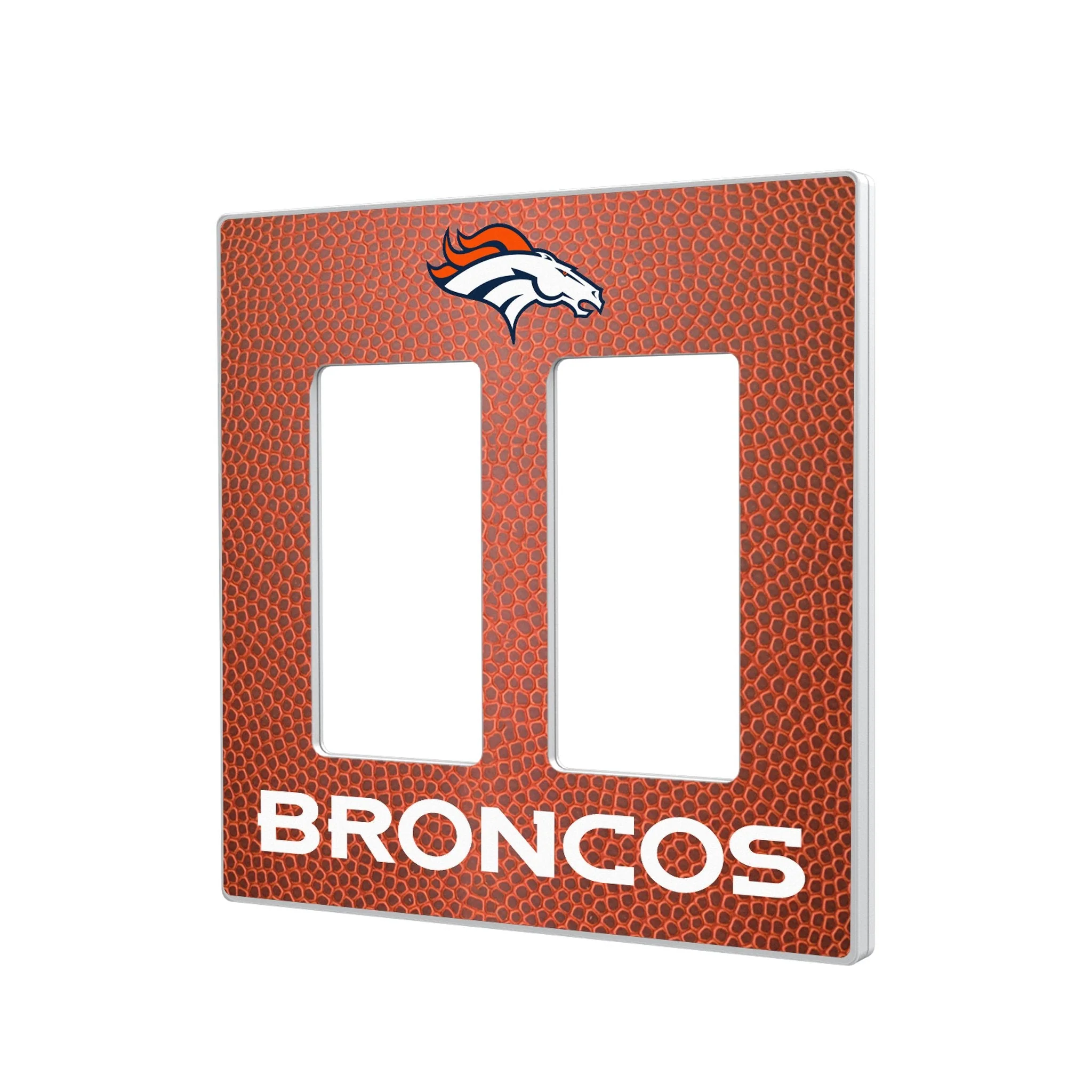 Denver Broncos Football Hidden-Screw Light Switch Plate - Image 4