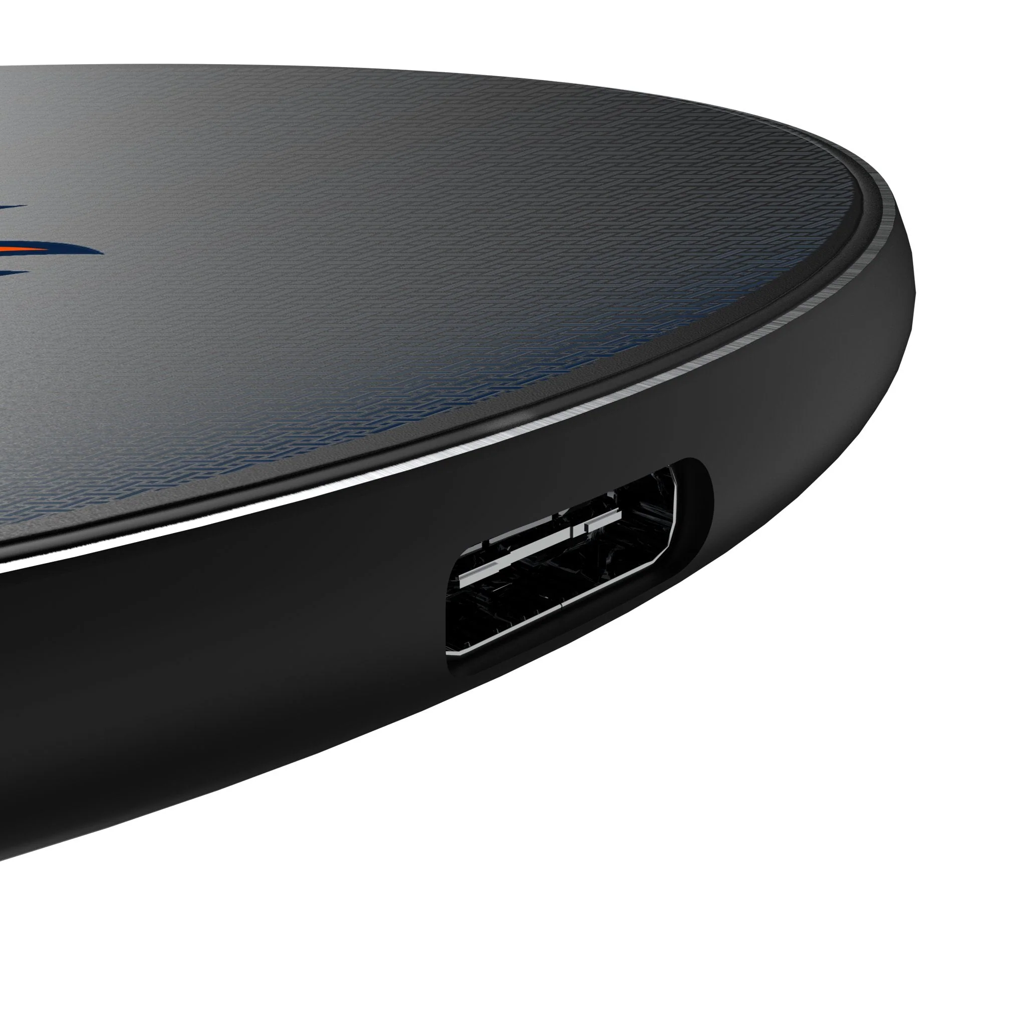 Denver Broncos Linen 15-Watt Wireless Charger - Image 3