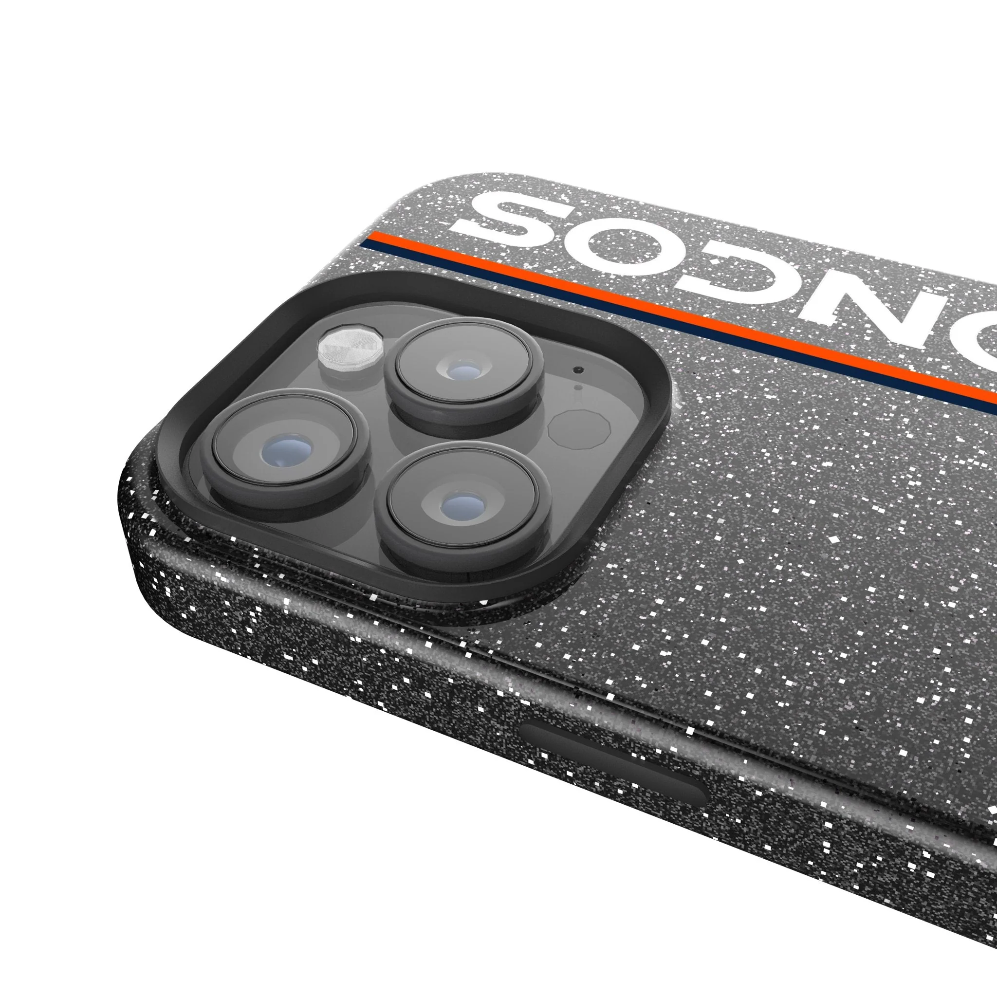 Denver Broncos Sidebar Bling Phone Case - Image 4