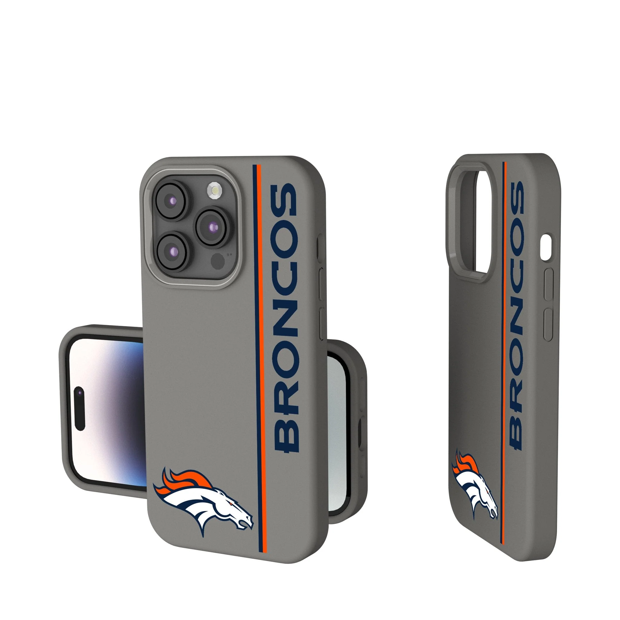 Denver Broncos Sidebar Soft Touch Phone Case
