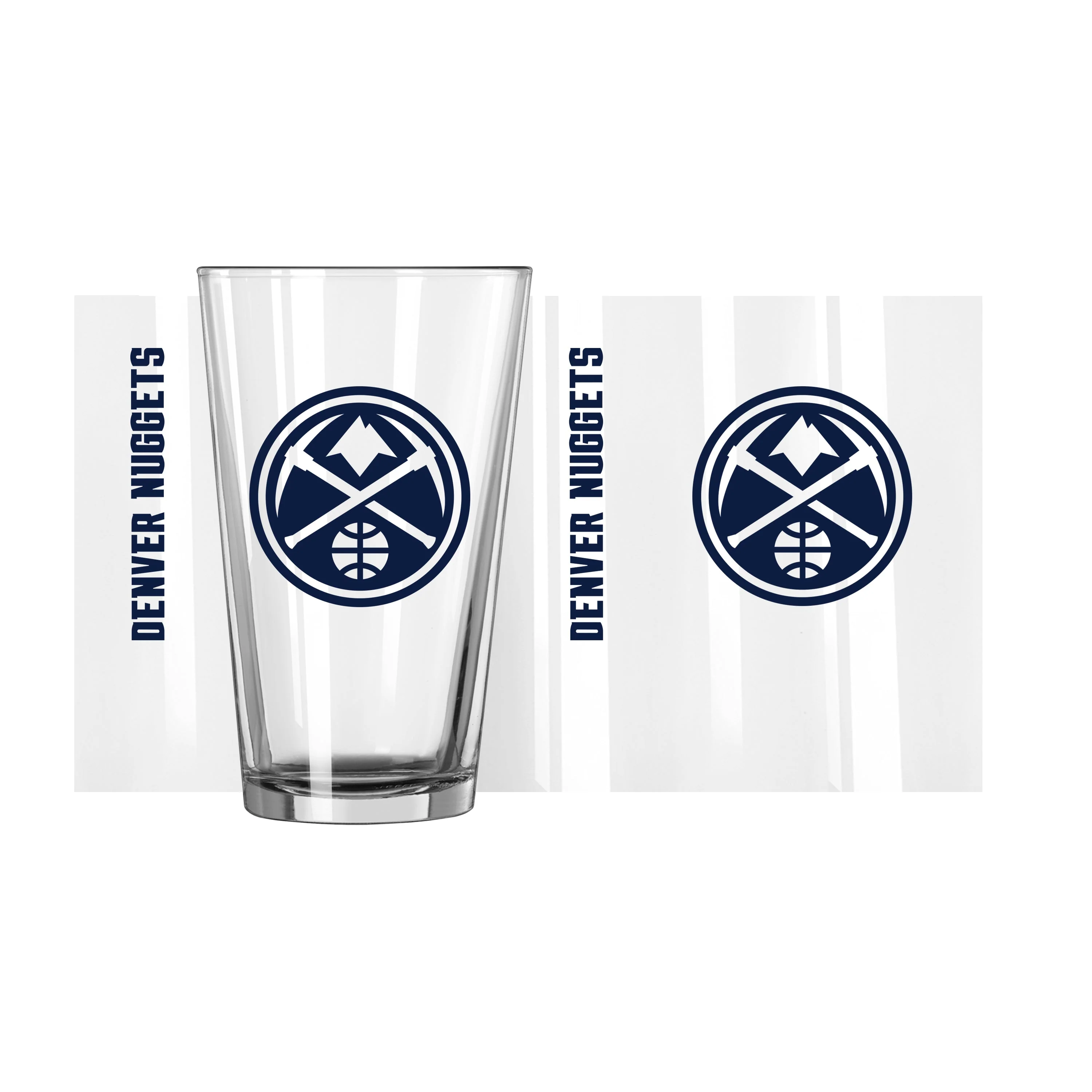 Denver Nuggets 16oz Gameday Pint Glass - Image 2