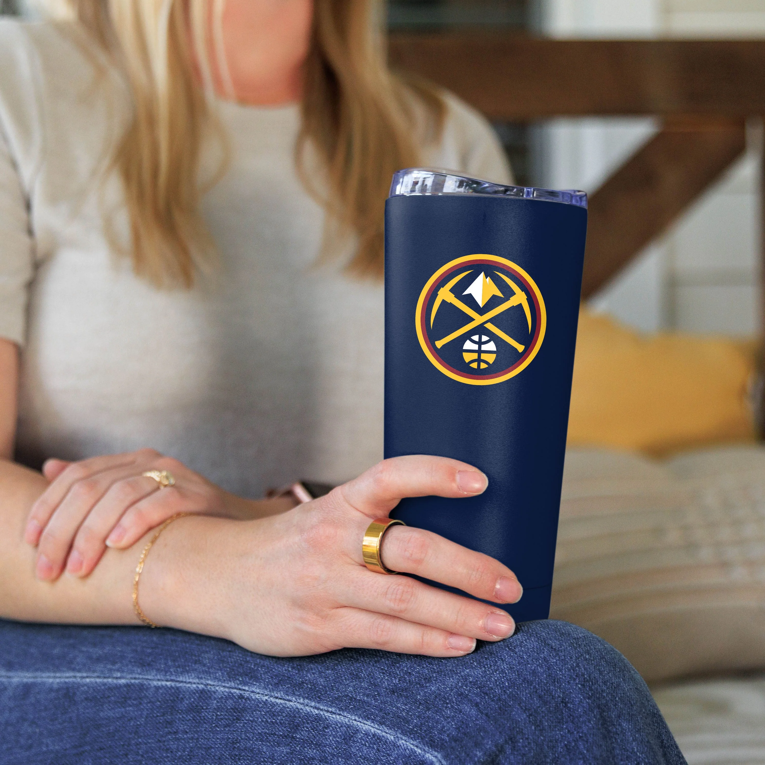 Denver Nuggets 20oz Flipside Powder Coat Tumbler - Image 4