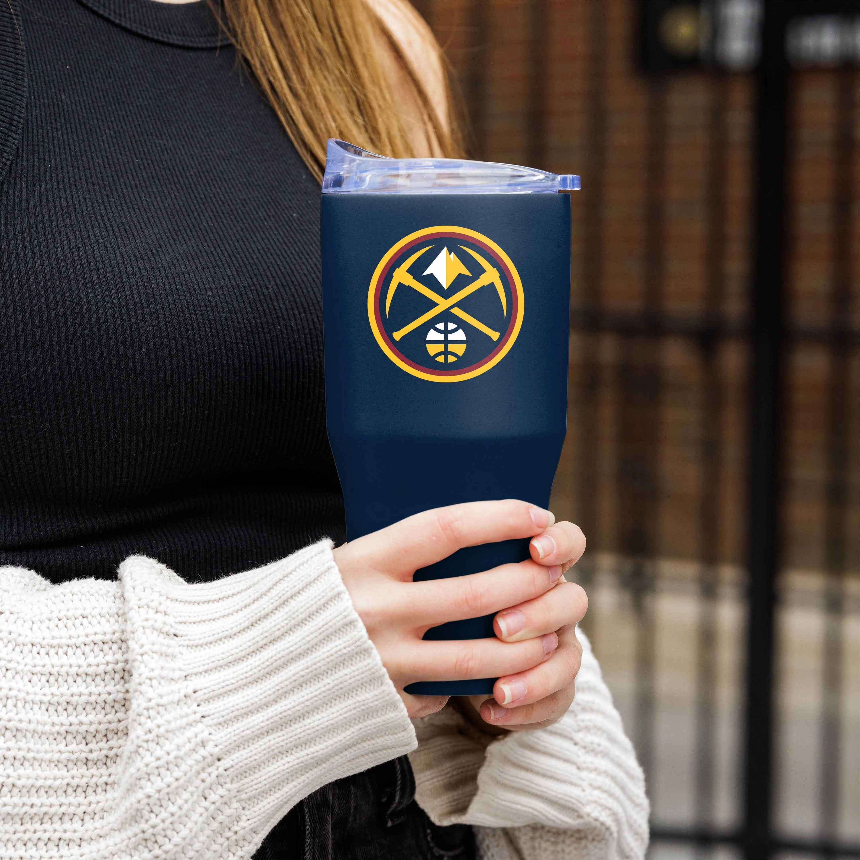 Denver Nuggets 30oz Flipside Powder Coat Tumbler - Image 5