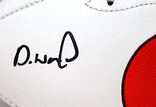 Denzel Ward Autographed Cleveland Browns Logo Football w/Insc.-Beckett W Hologram - Image 4