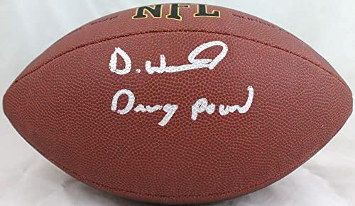 Denzel Ward Autographed Cleveland Browns SuperGrip Football w/Insc.-Beckett W Hologram