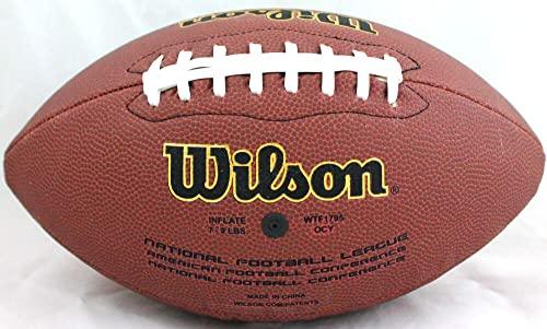 Denzel Ward Autographed Cleveland Browns SuperGrip Football w/Insc.-Beckett W Hologram - Image 2