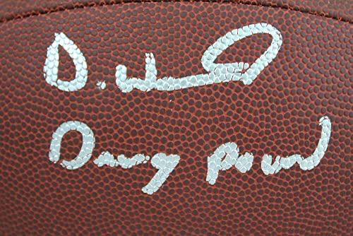 Denzel Ward Autographed Cleveland Browns SuperGrip Football w/Insc.-Beckett W Hologram - Image 4