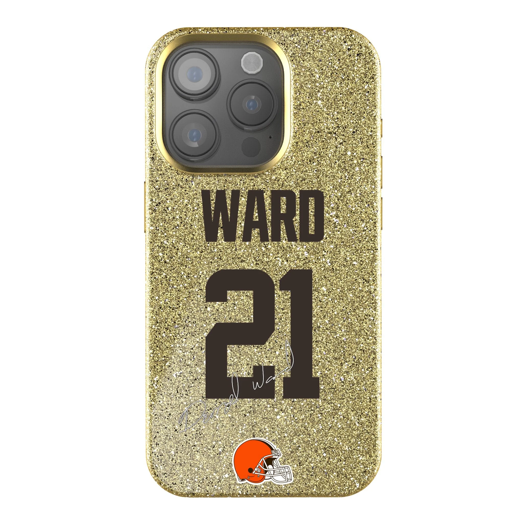 Denzel Ward Cleveland Browns 21 Ready Bling Phone Case