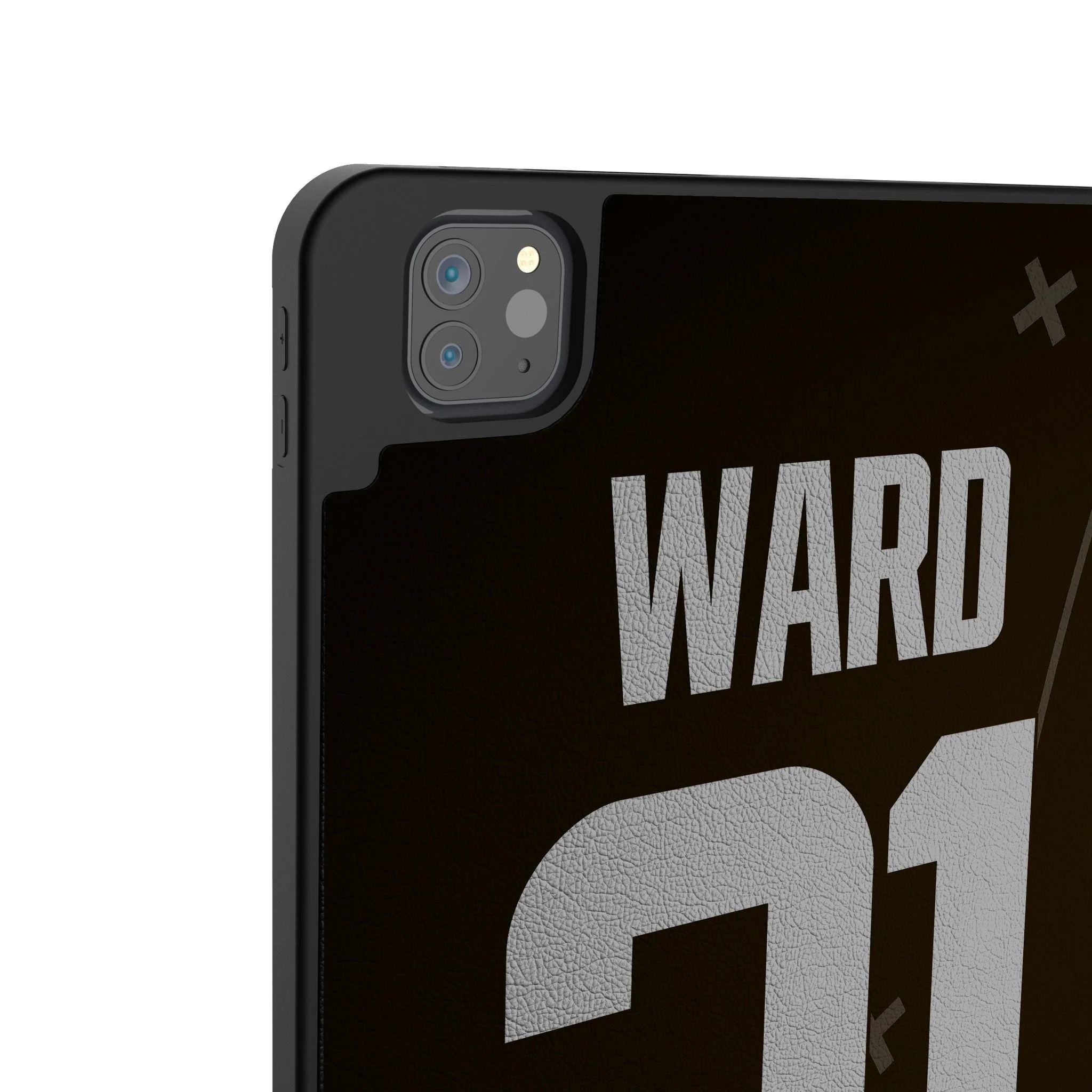 Denzel Ward Cleveland Browns 21 Ready Tablet Case for Apple iPad - Image 3