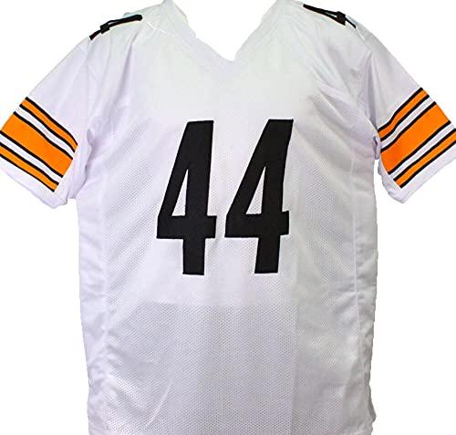 Derek Watt Autographed White Pro Style Jersey- JSA Witnessed R4 Silver - Image 2