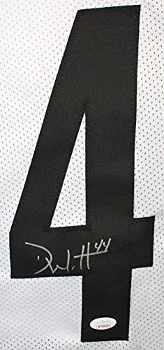 Derek Watt Autographed White Pro Style Jersey- JSA Witnessed R4 Silver - Image 3