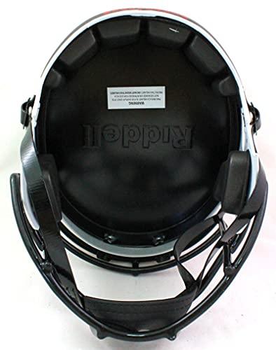 Derrick Brooks Autographed Buccaneers Lunar Speed FS Helmet w HOF- Beckett WRed - Image 2