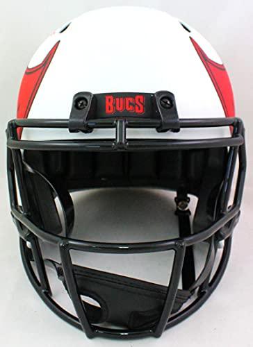 Derrick Brooks Autographed Buccaneers Lunar Speed FS Helmet w HOF- Beckett WRed - Image 4