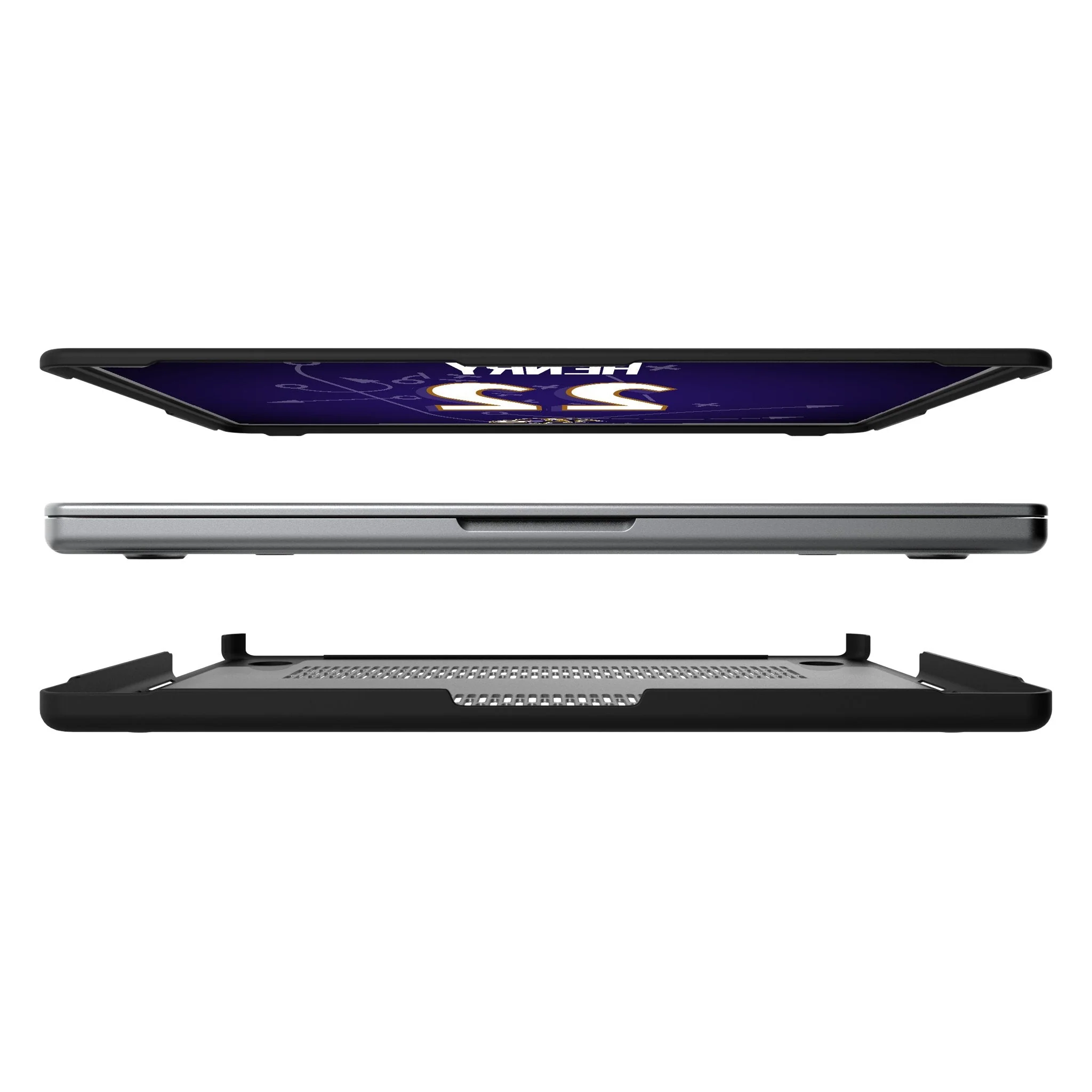 Derrick Henry Baltimore Ravens 22 Game Tactic Laptop Case for Apple MacBook - Image 7