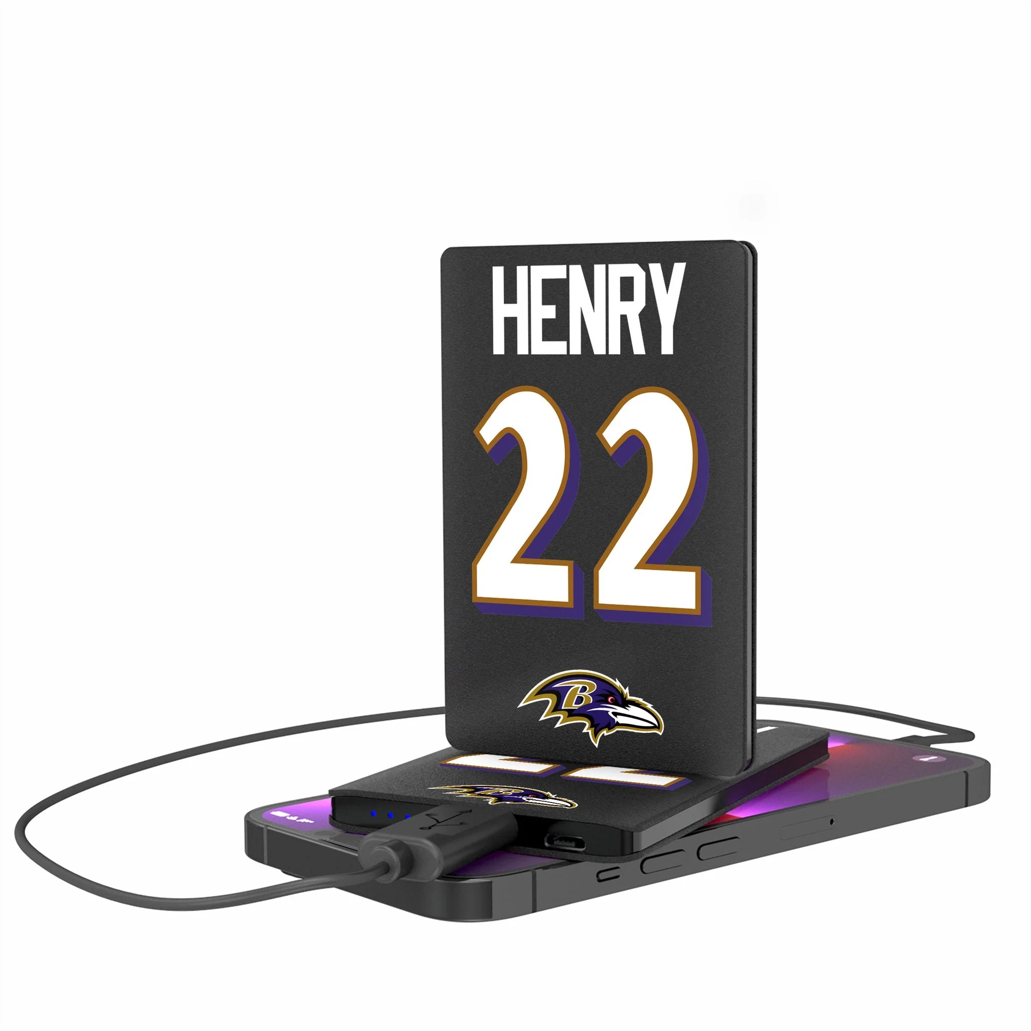 Derrick Henry Baltimore Ravens 22 Ready 2500mAh Credit Card Powerbank