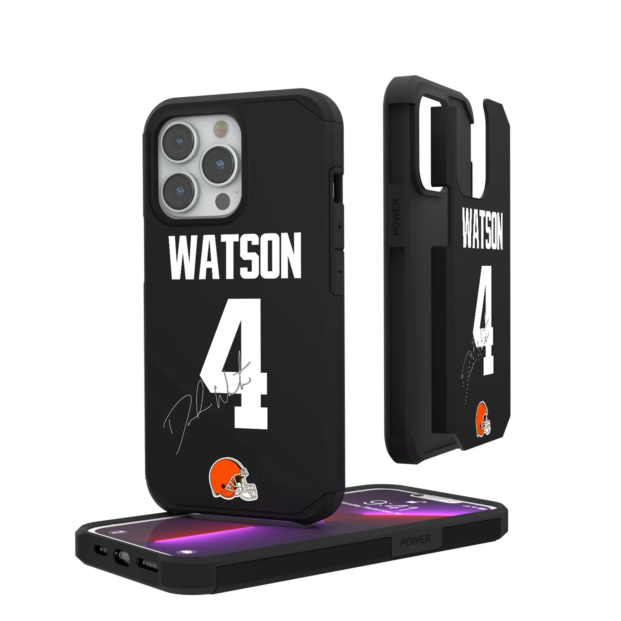 Deshaun Watson Cleveland Browns 4 Ready Rugged Phone Case