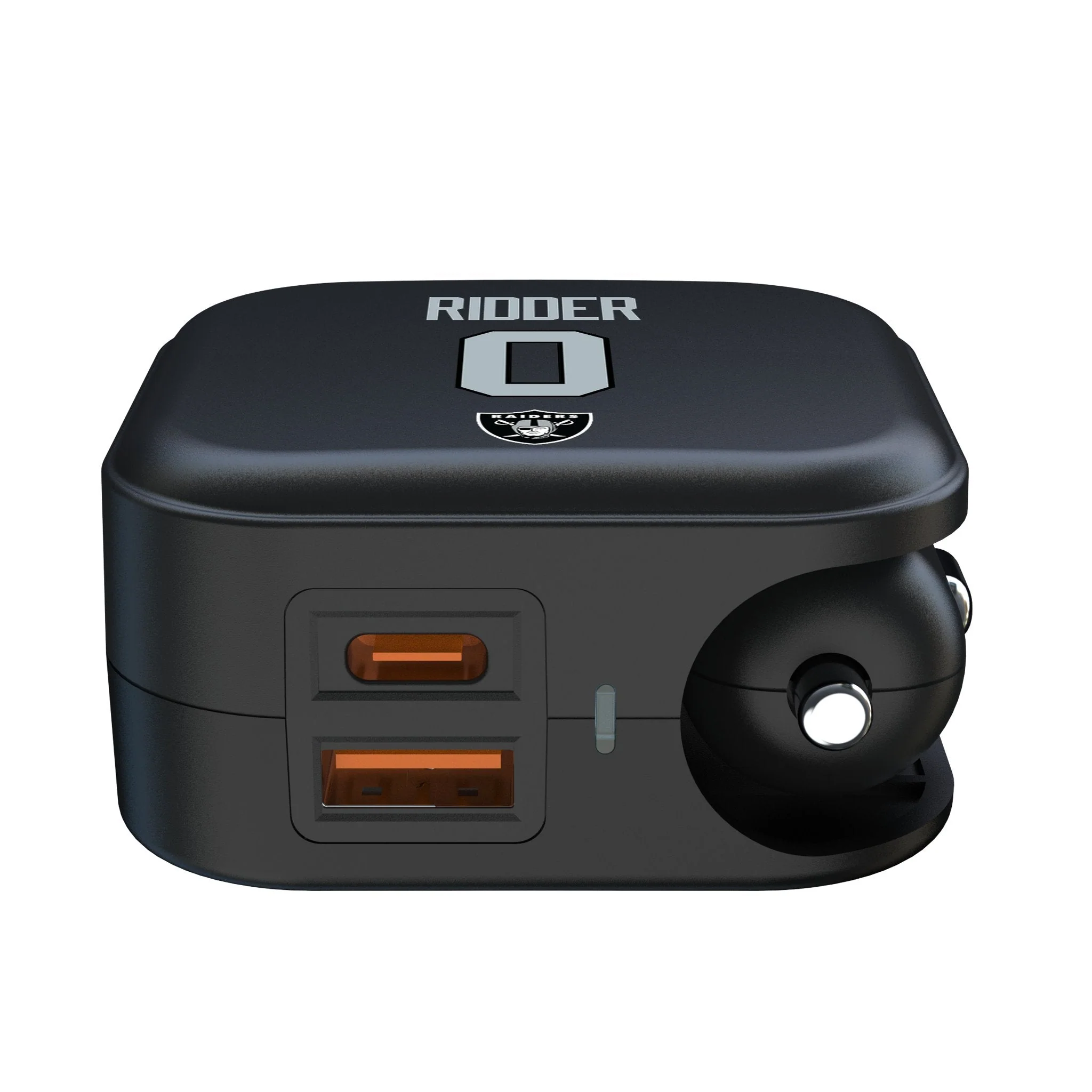 Desmond Ridder Las Vegas Raiders 0 Game Tactic 2 in 1 USB A/C Charger - Image 2