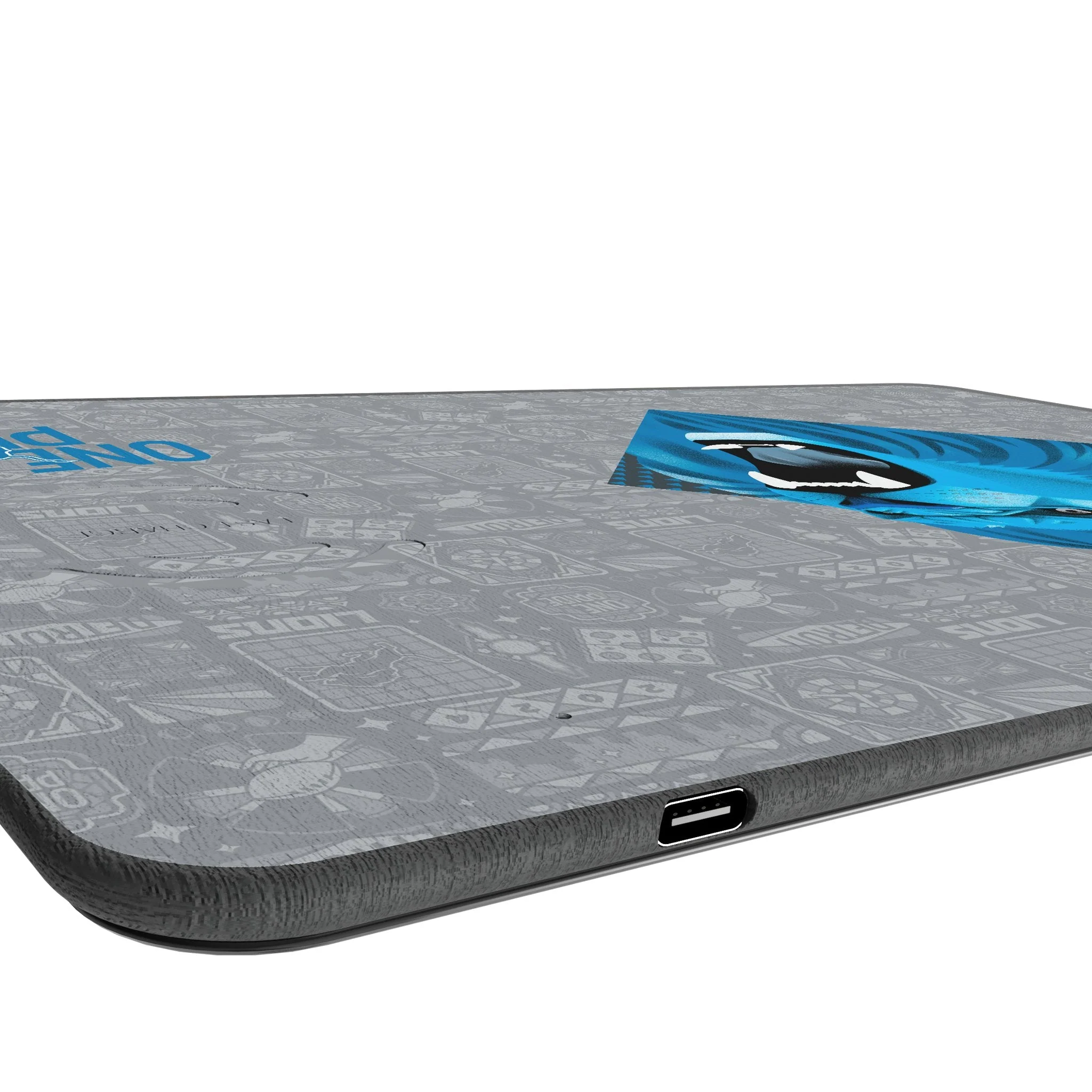 Detroit Lions 2024 Edition 15-Watt Wireless Charger and Mouse Pad - Image 3