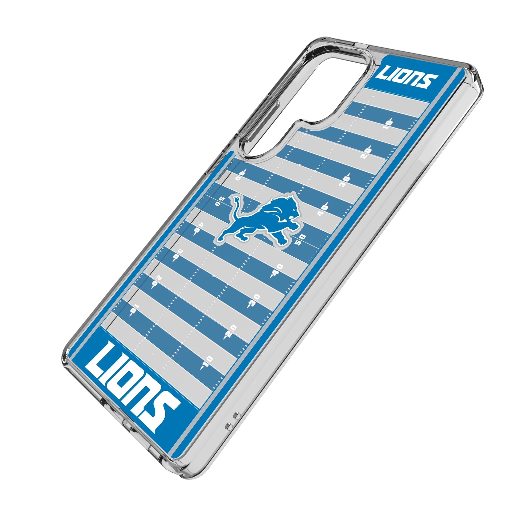 Detroit Lions Field Clear Phone Case for Samsung Galaxy - Image 2