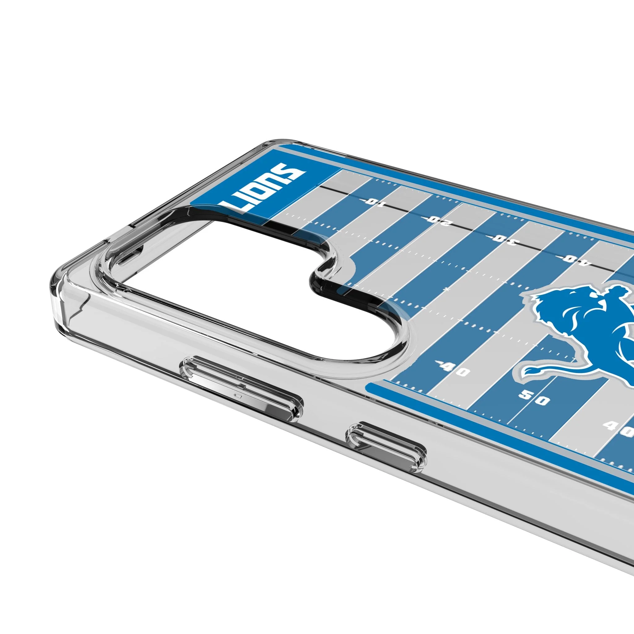 Detroit Lions Field Clear Phone Case for Samsung Galaxy - Image 3