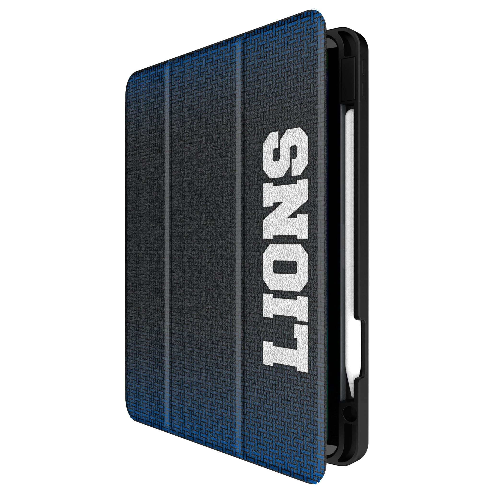 Detroit Lions Retro Linen Tablet Case for Apple iPad - Image 2