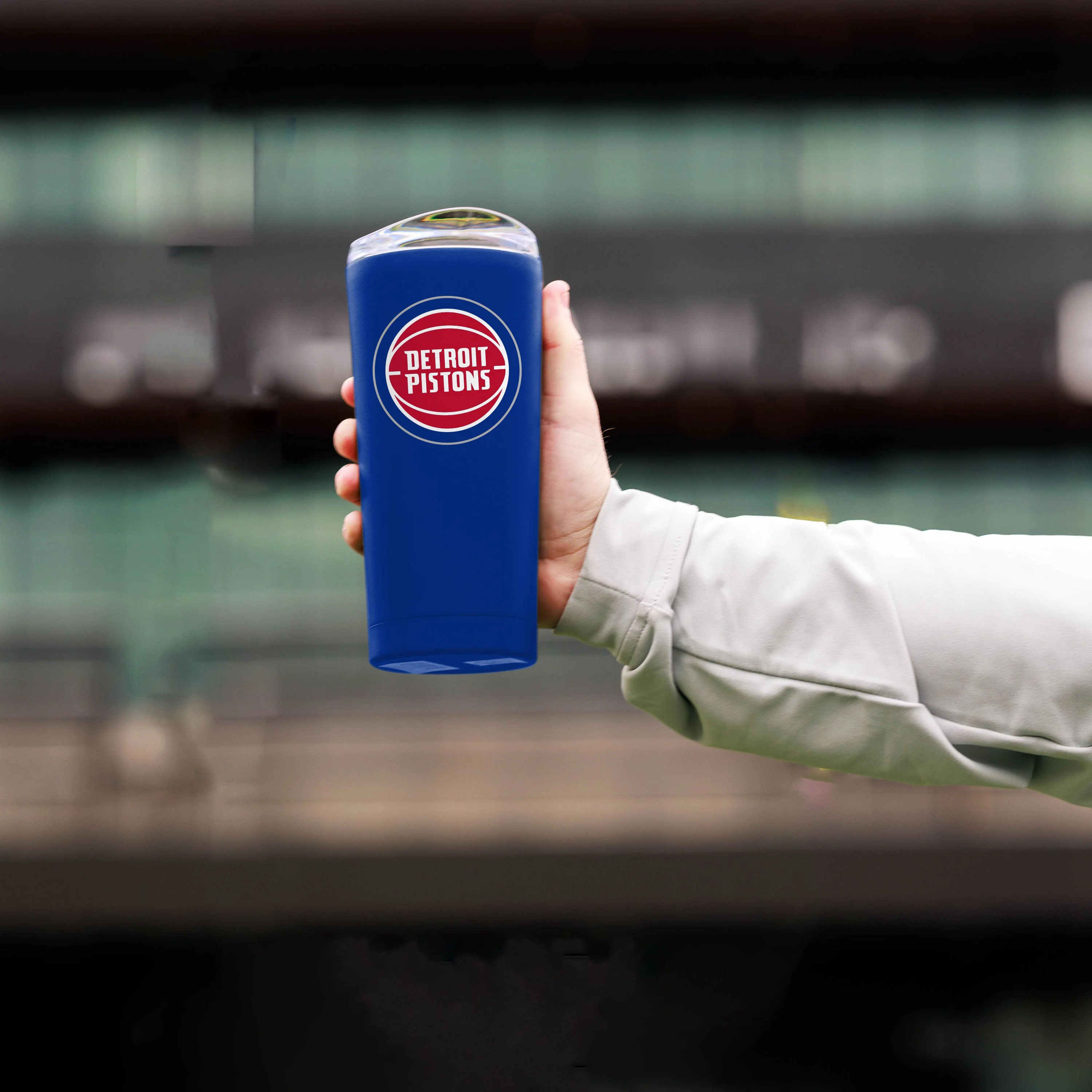Detroit Pistons 20oz Flipside Powder Coat Tumbler - Image 3