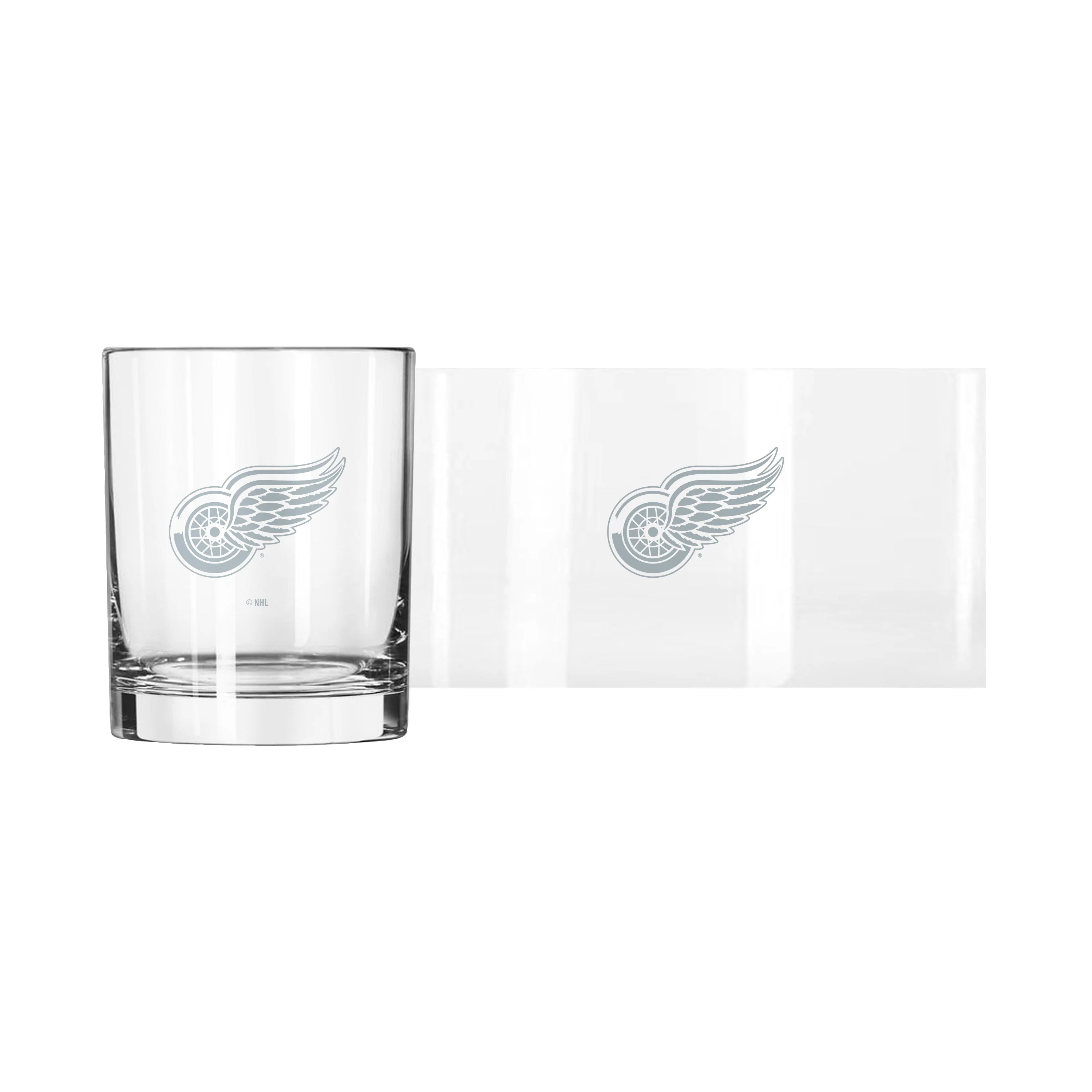 Detroit Red Wings 14oz Frost Rocks Glass - Image 2