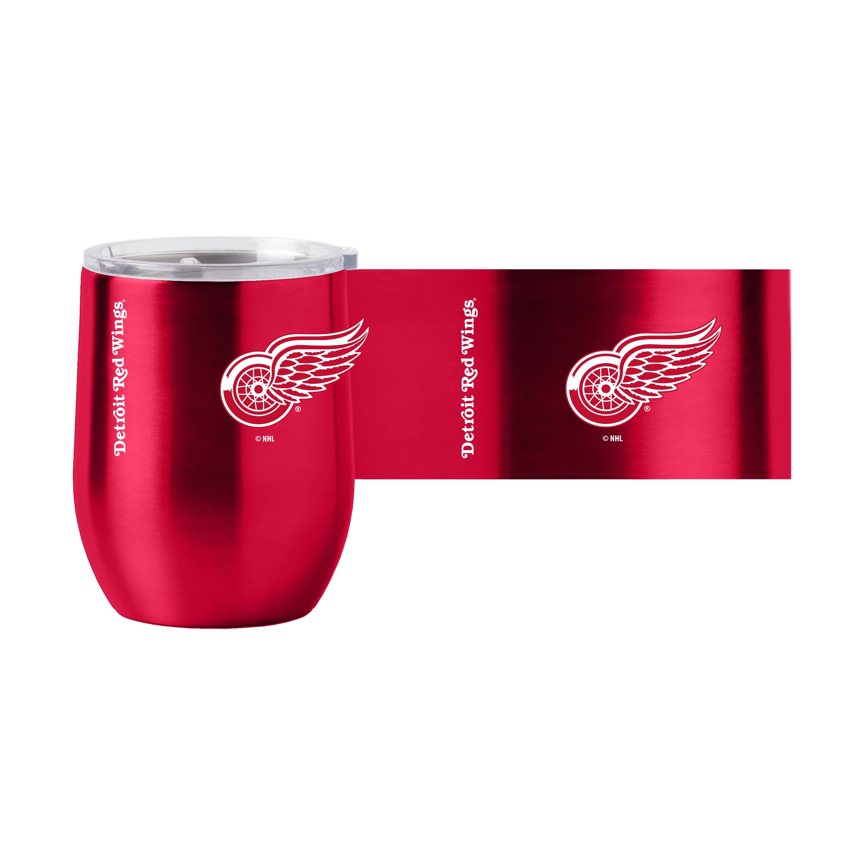 Detroit Red Wings 16oz Gameday Stainless Curved Beverage - Image 2