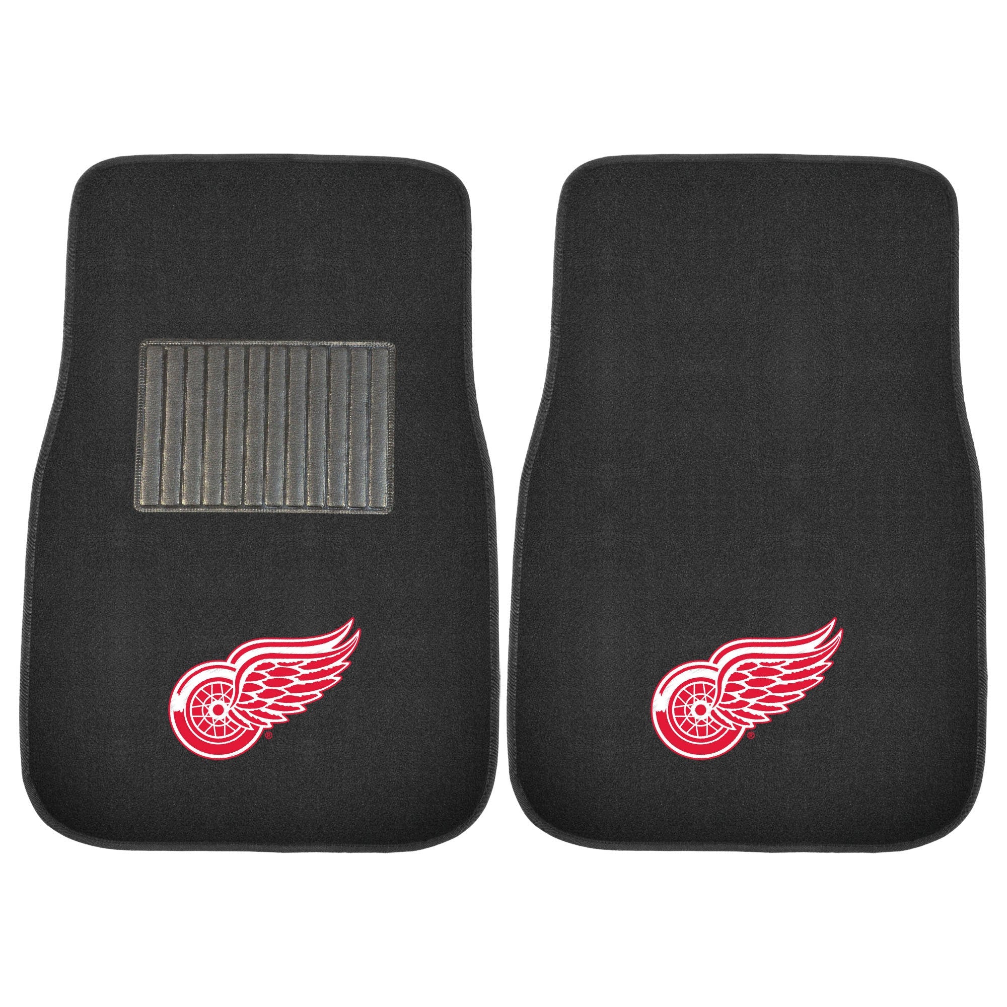 Detroit Red Wings 2-pc Embroidered Car Mat Set