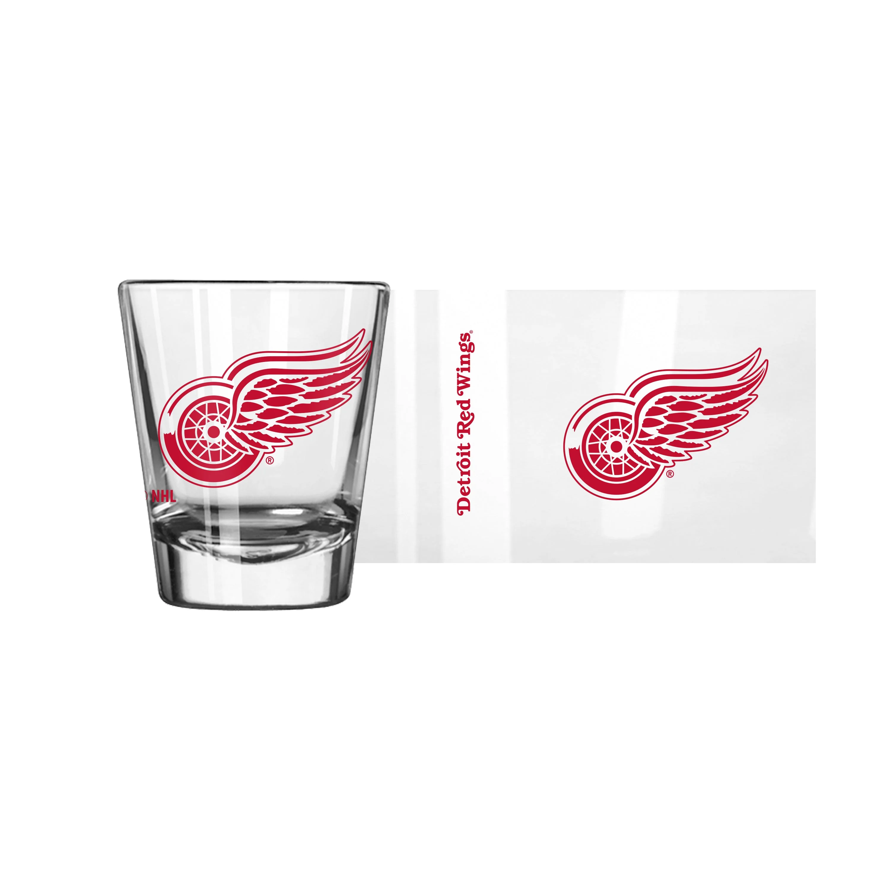 Detroit Red Wings 2oz Gameday Shot Glass - Image 2
