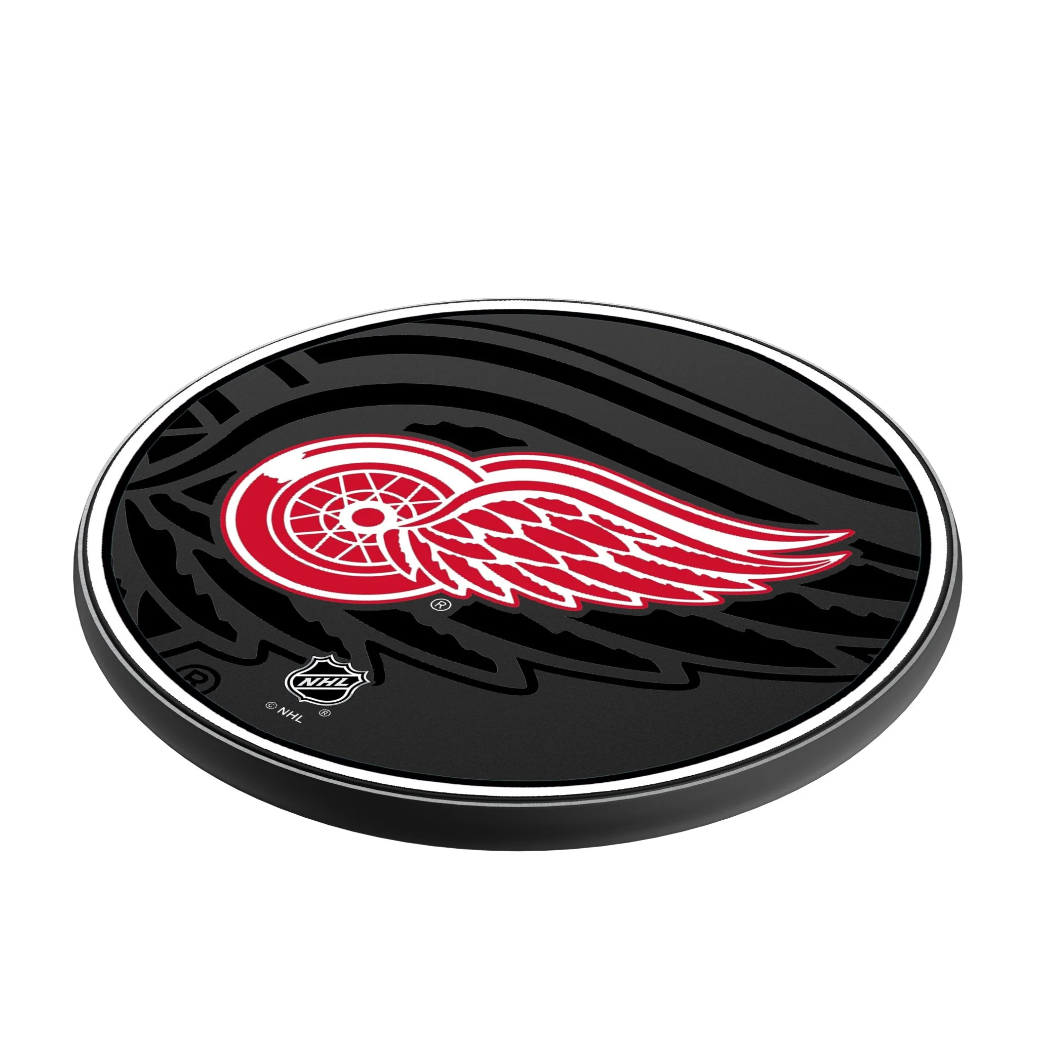 Detroit Red Wings Monocolor Tilt 15-Watt Wireless Charger - Image 2