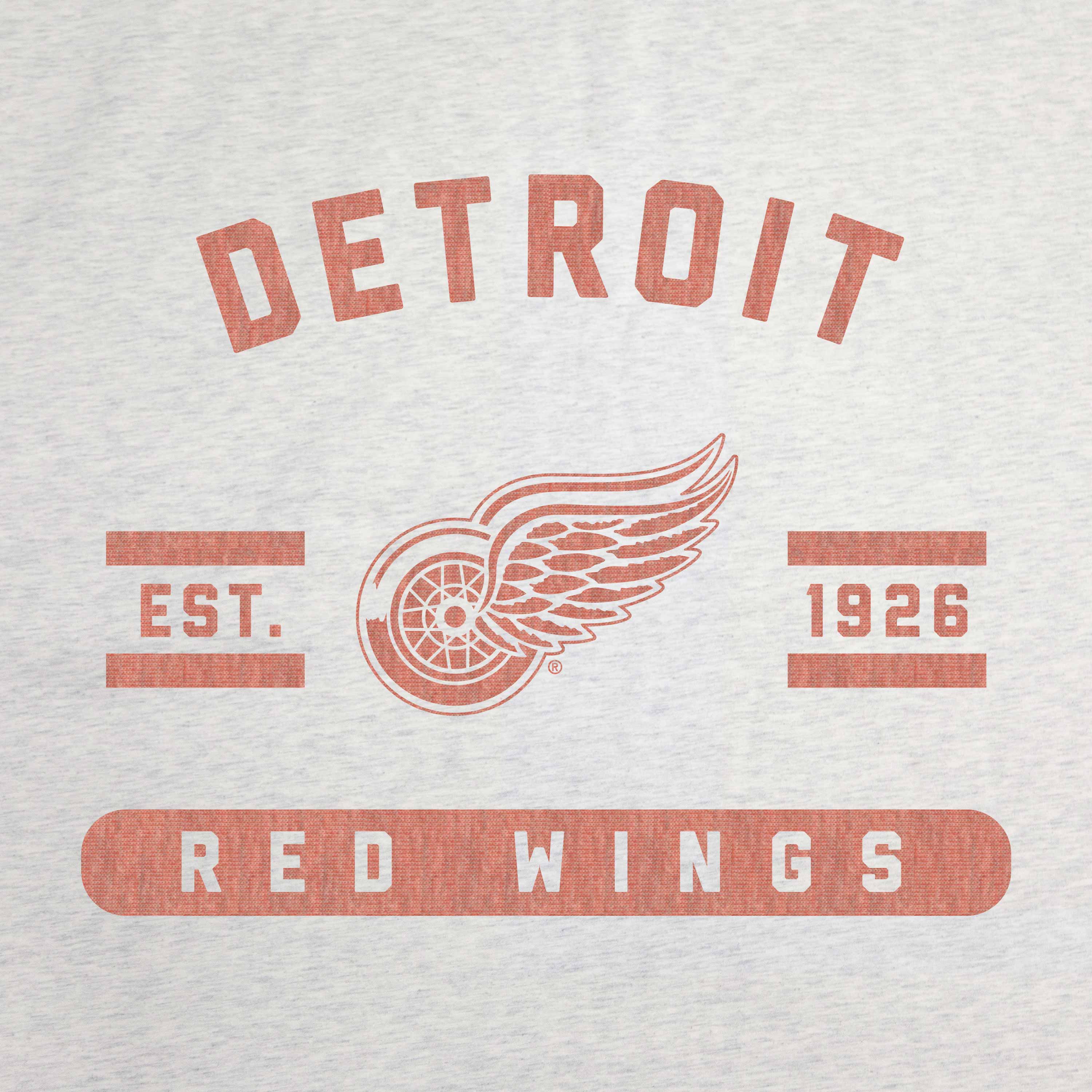 Detroit Red Wings Oatmeal Sweatshirt Blanket - Image 2