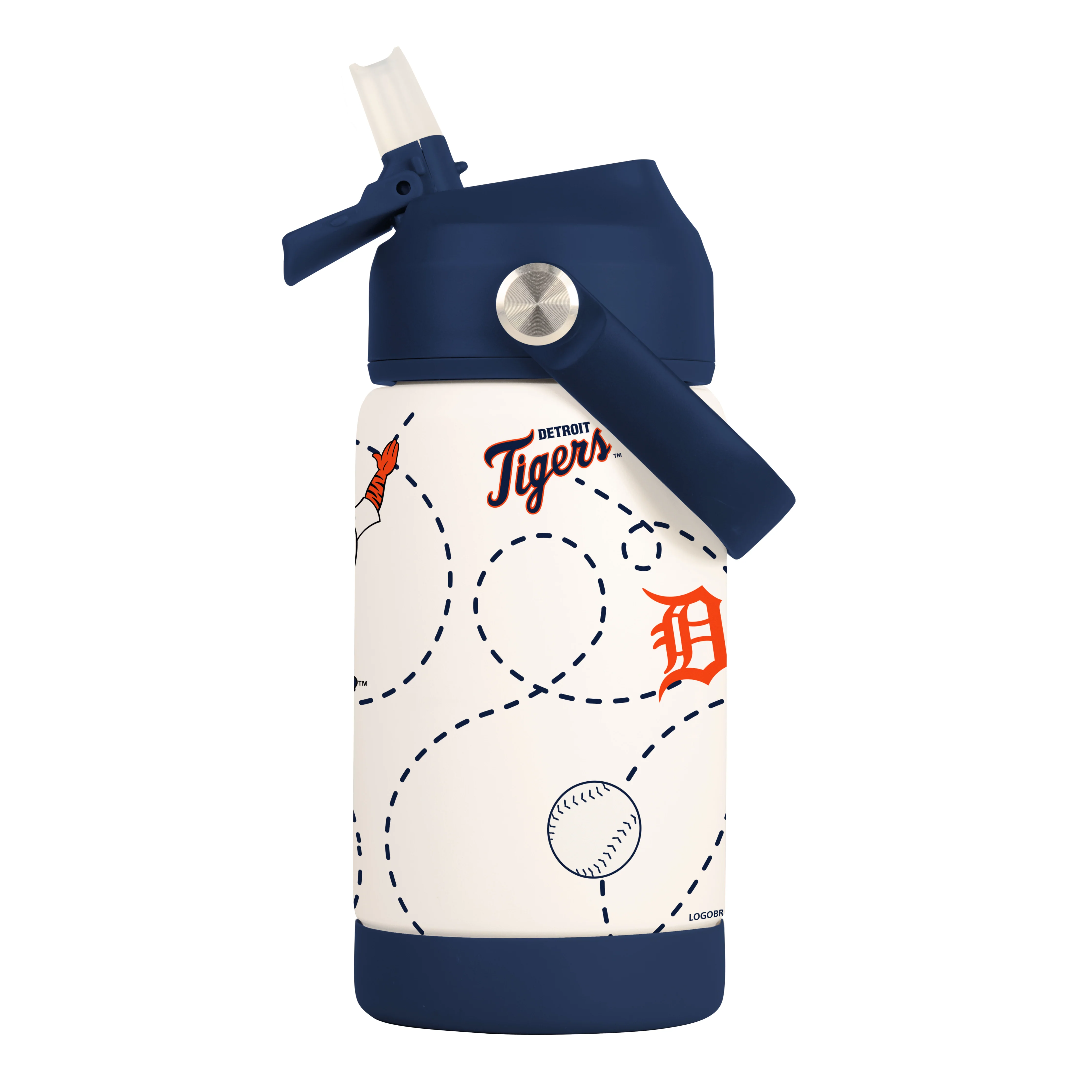 Detroit Tigers 12oz Mascot SS Kids Bottle - Image 2