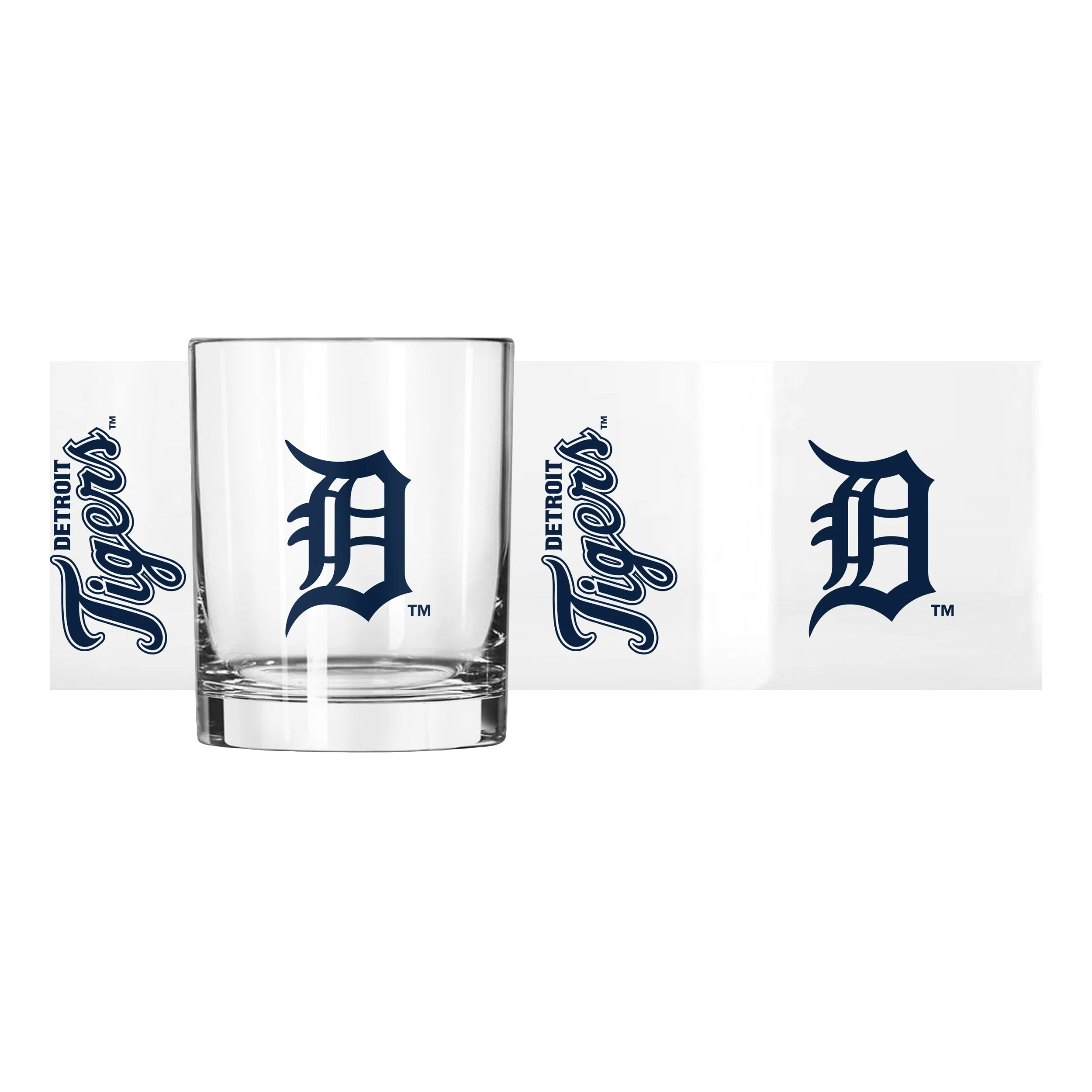 Detroit Tigers 14oz Gameday Rocks Glass - Image 2