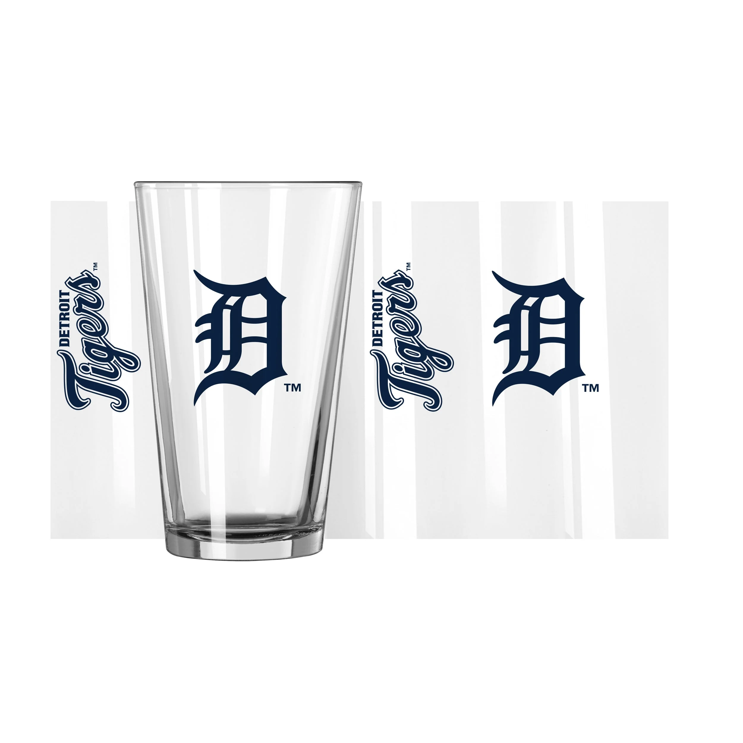Detroit Tigers 16oz Gameday Pint Glass - Image 2