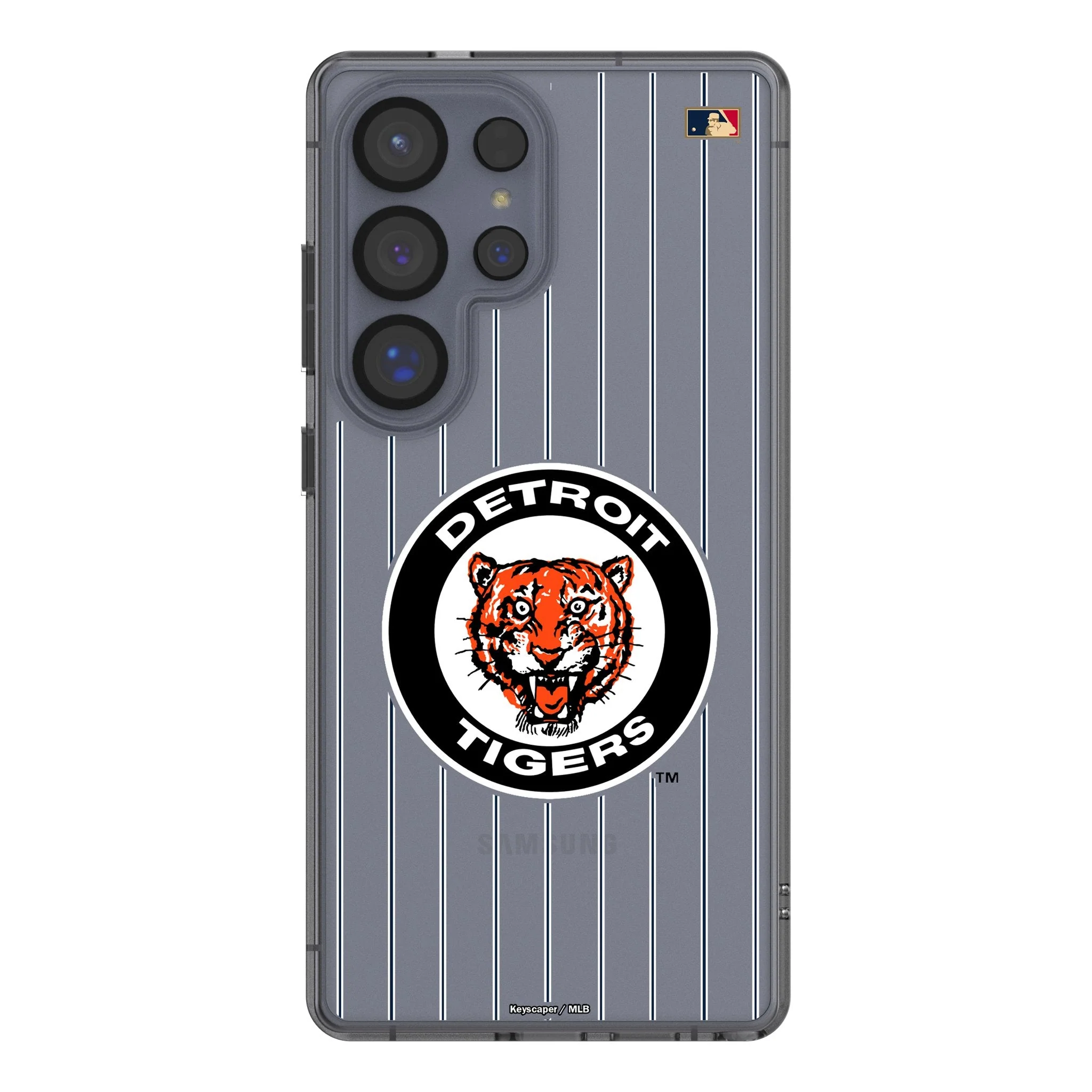 Detroit Tigers 1961-1963 - Cooperstown Collection Pinstripe Clear Phone Case for Samsung Galaxy