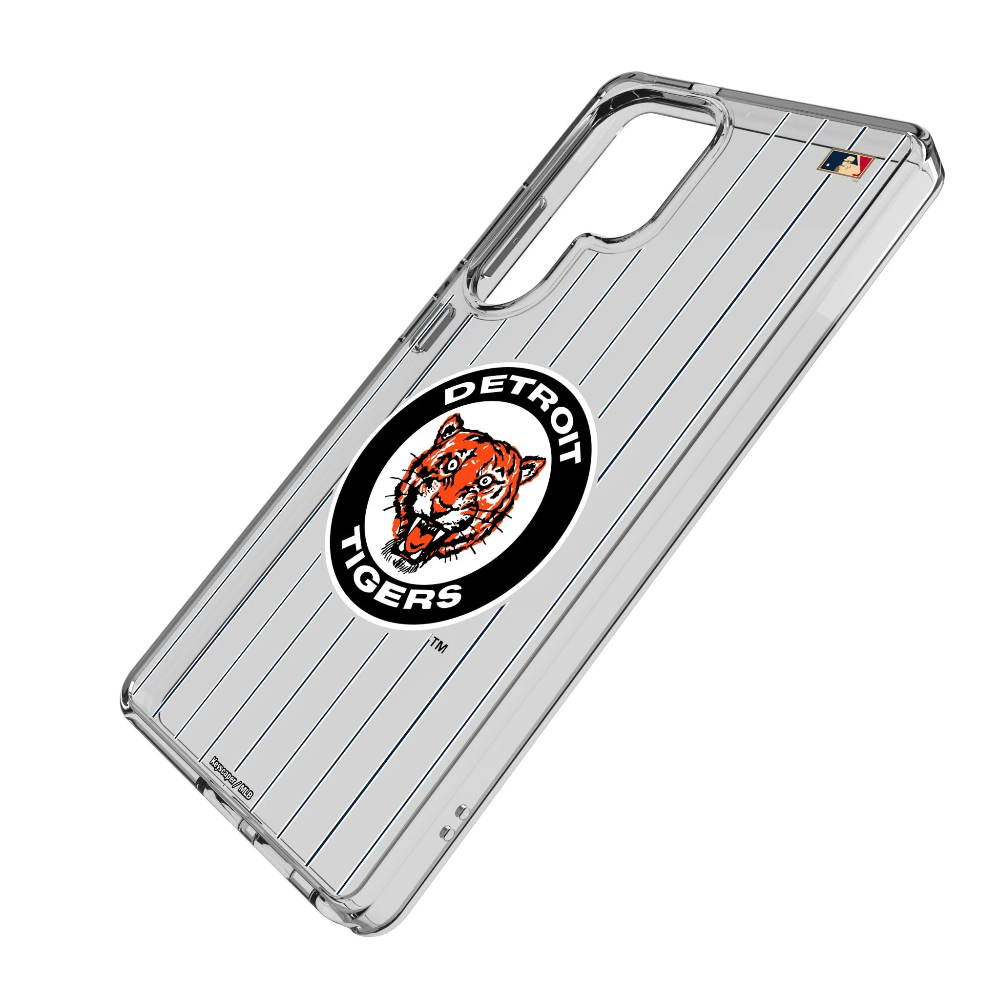 Detroit Tigers 1961-1963 - Cooperstown Collection Pinstripe Clear Phone Case for Samsung Galaxy - Image 2