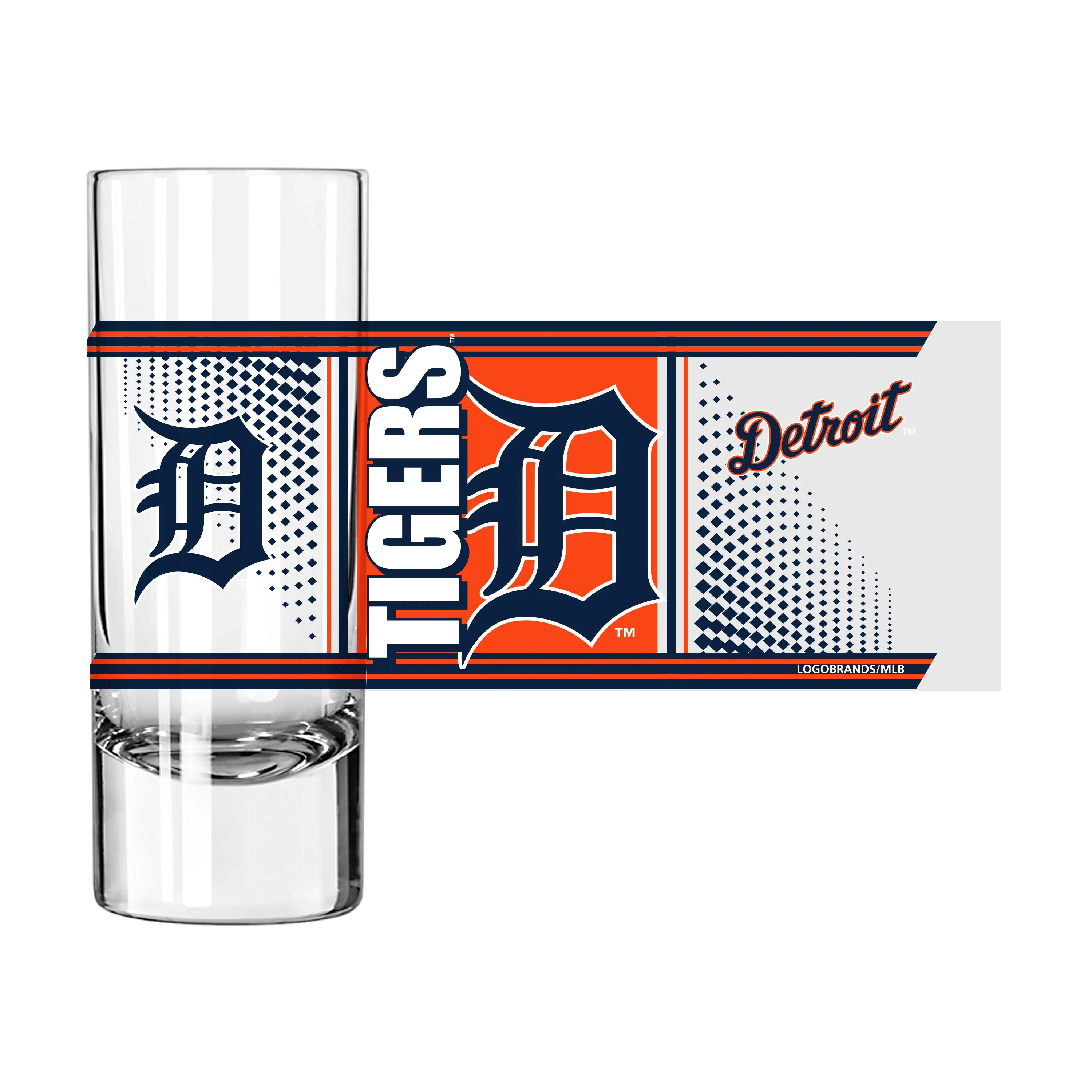 Detroit Tigers 2.5oz Hero Shooter Glass - Image 2