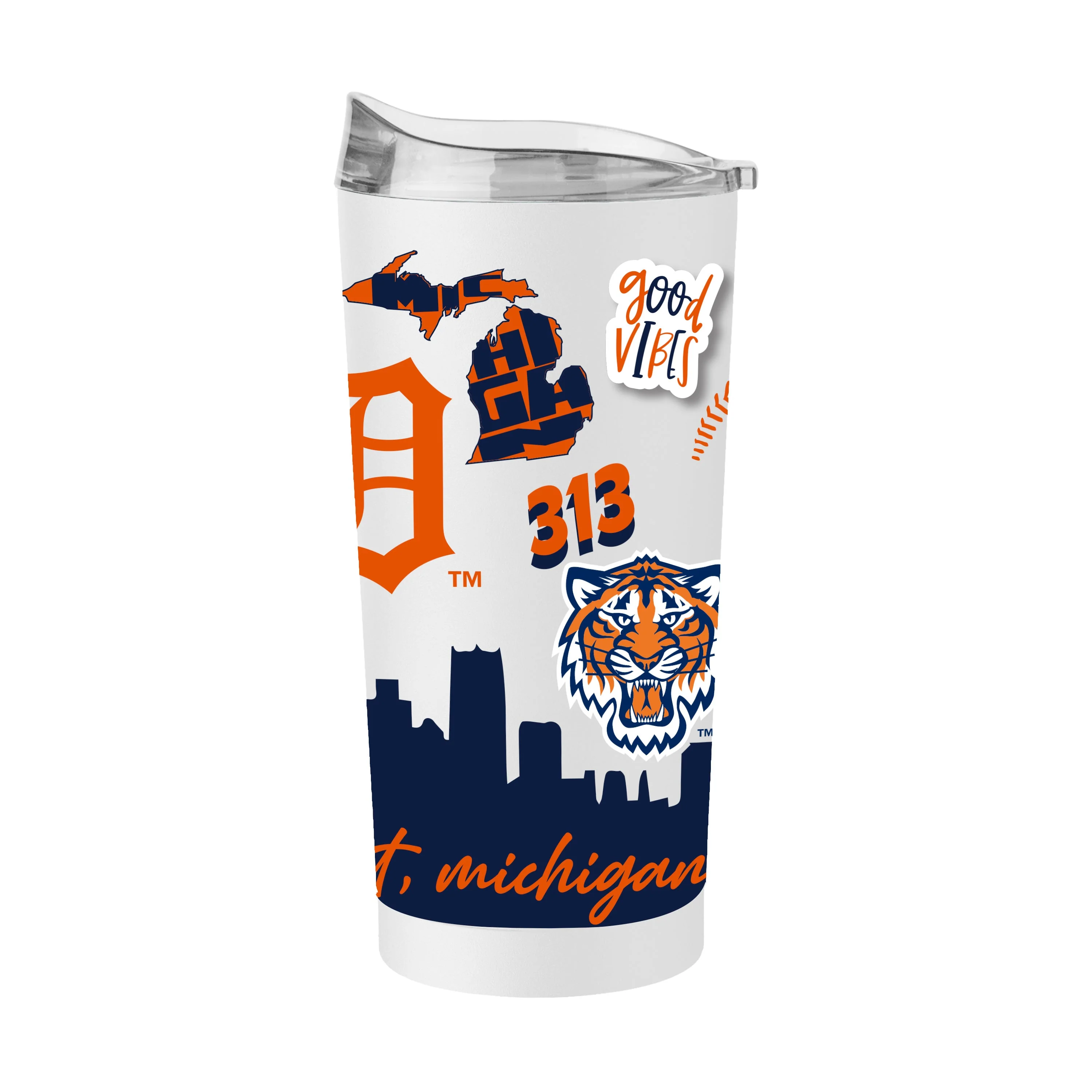 Detroit Tigers 20oz Native Powder Coat Tumbler