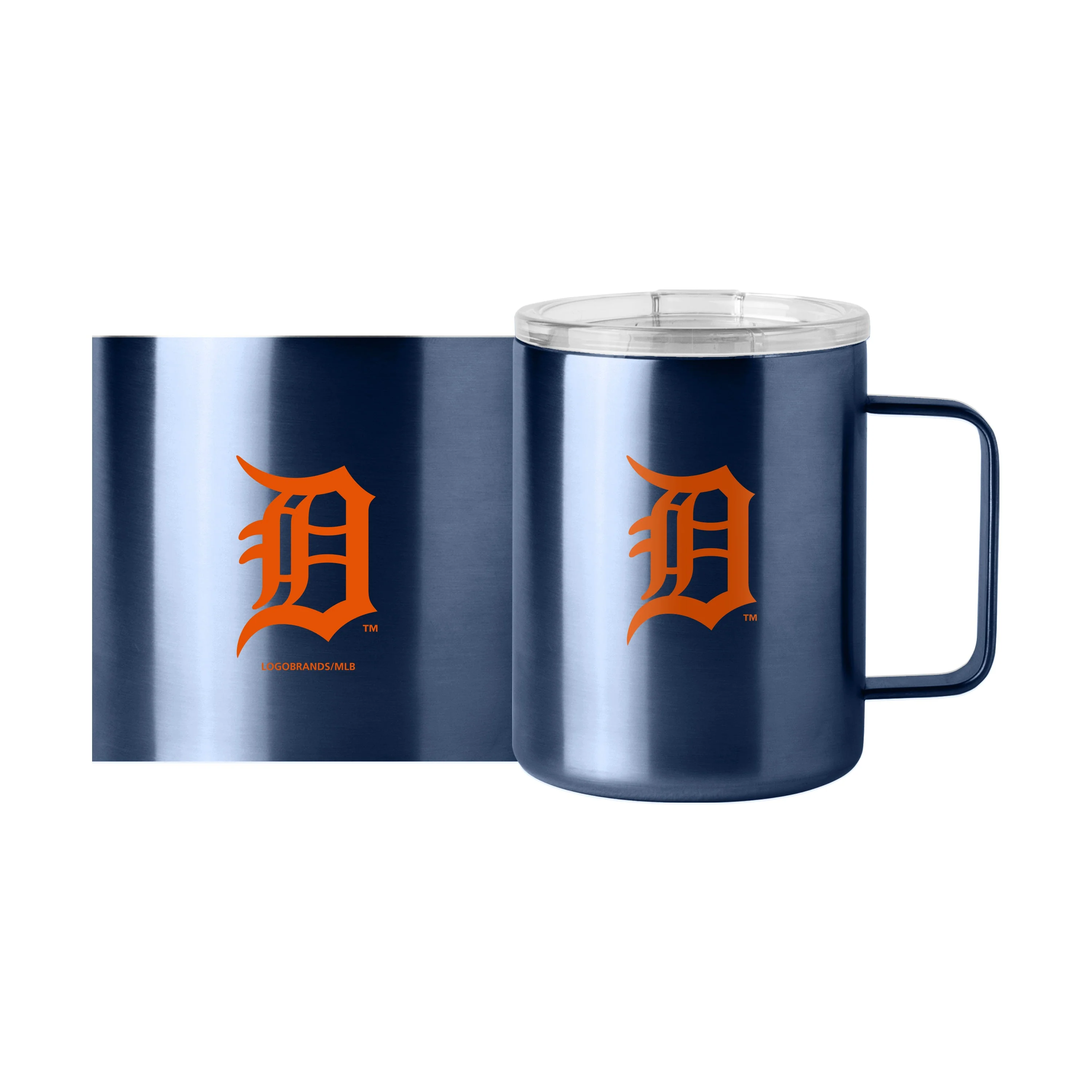 Detroit Tigers Navy 15oz Stainless Mug - Image 2