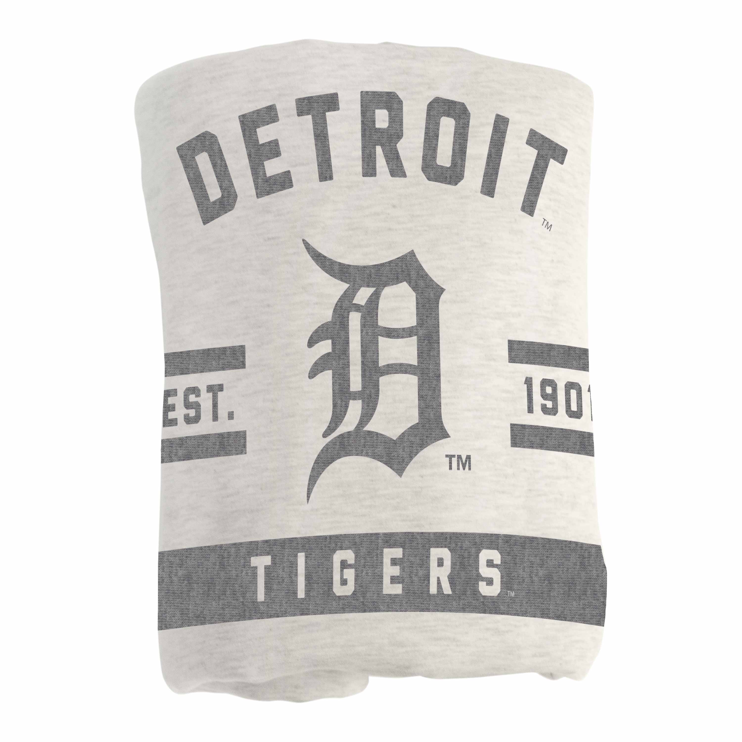Detroit Tigers Oatmeal Sweatshirt Blanket - Image 3
