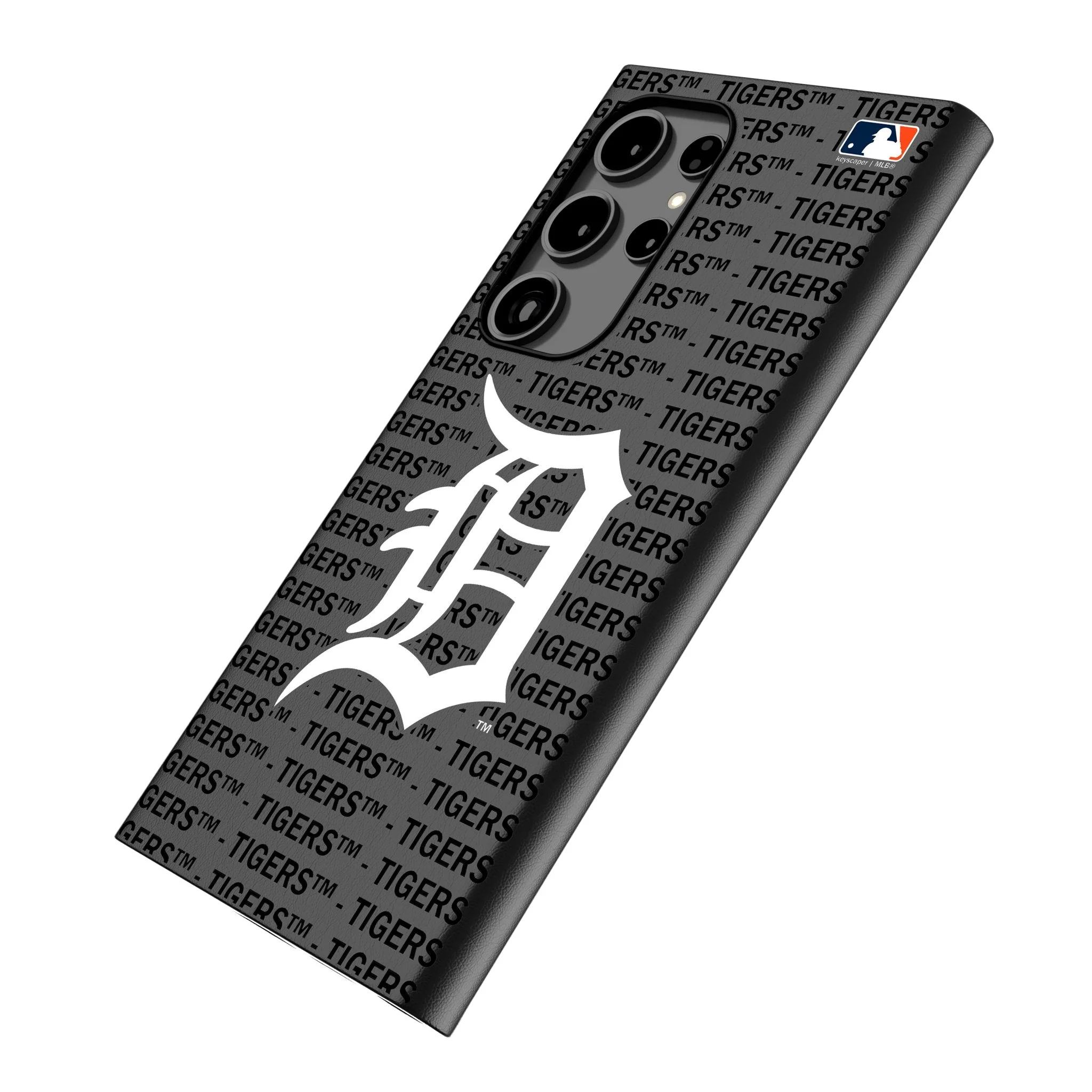 Detroit Tigers Text Backdrop MagSafe Compatible Phone Case for Samsung Galaxy - Image 2