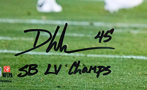 Devin White Autographed Buccaneers 16x20 Smile w/SB Champs-Beckett W Hologram Black - Image 4