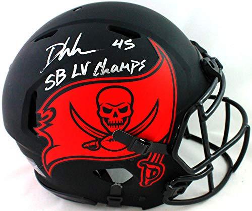 Devin White Signed Authentic Eclipse Speed Helmet W/Insc- Beckett W Silver