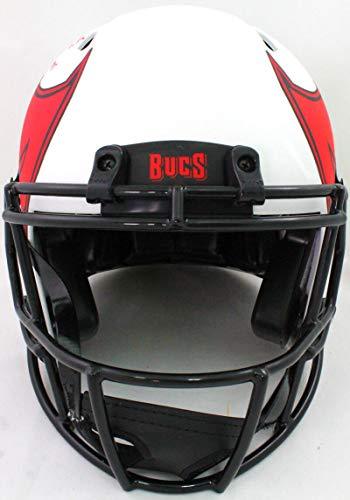 Devin White Signed TB Bucs Authentic Lunar Speed F/S Helmet Insc- Beckett W Red - Image 4