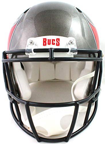 Devin White Signed TB Bucs F/S Authentic Speed Helmet W/Insc- Beckett W White - Image 3