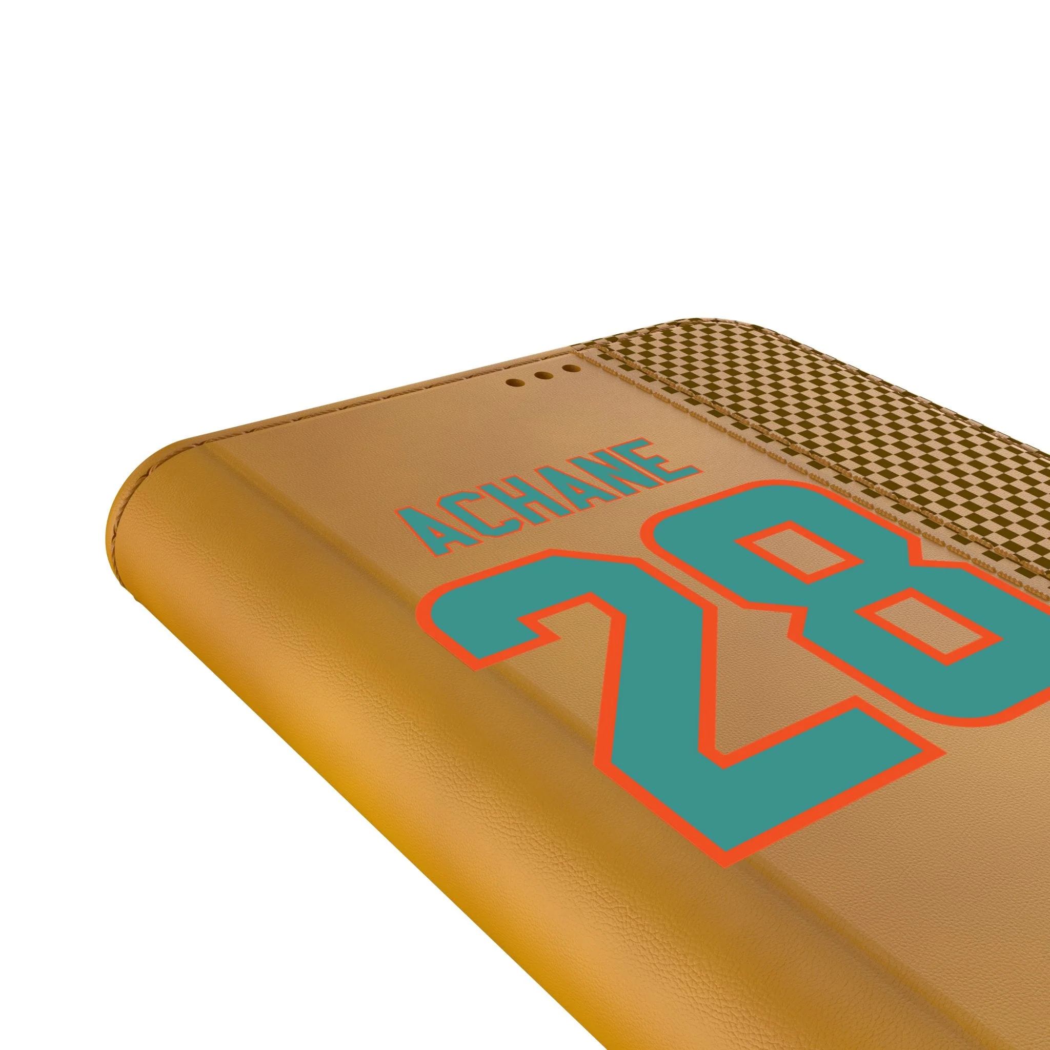 De'Von Achane Miami Dolphins 28 Game Tactic Folio Phone Case for Samsung Galaxy - Image 5